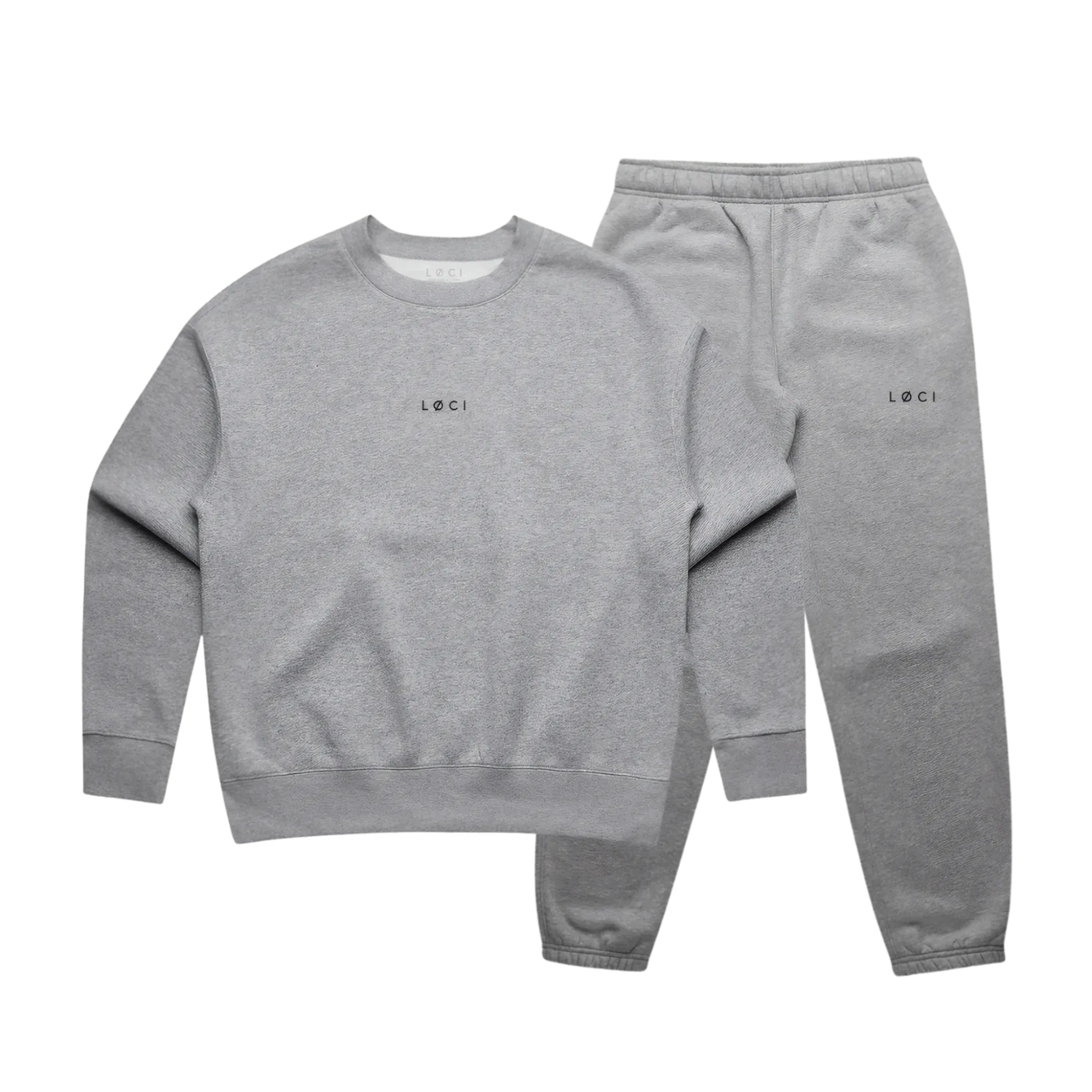 BASE WOMEN'S SWEAT SET - ATHLETIC HEATHER