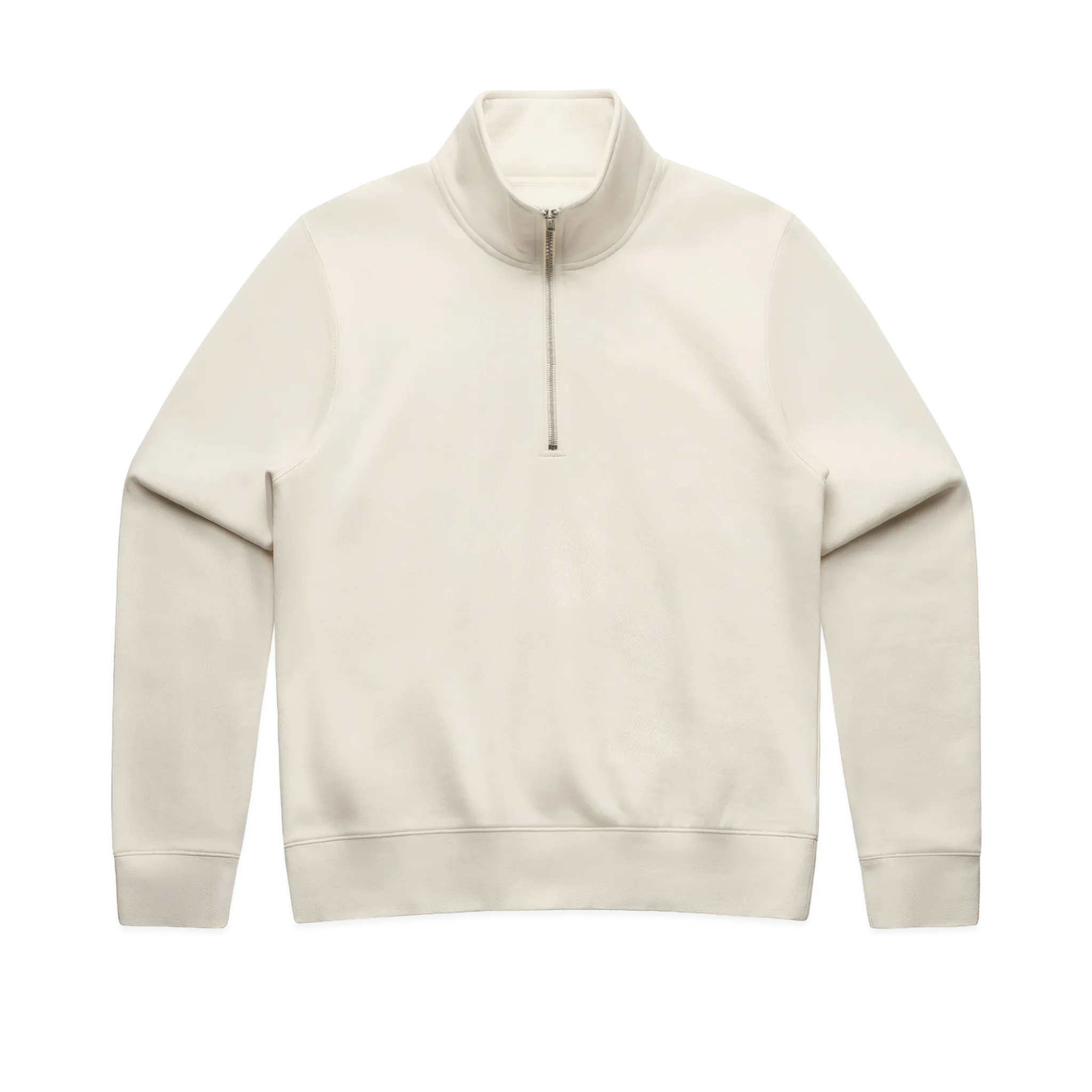 FLOWERS WOMEN'S HALF ZIP SWEATER - ECRU