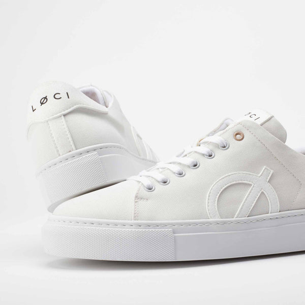 LOCI White Vegan Sneakers