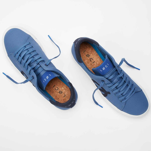 LOCI Blue Sustainable Vegan Sneakers