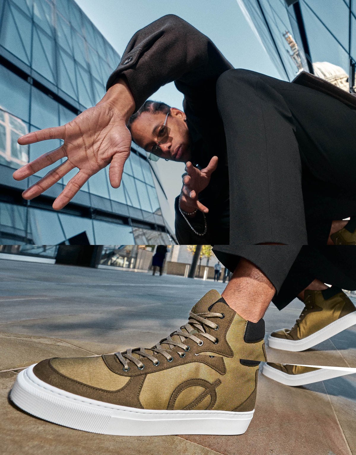 How to Match Sneaker Silhouettes with Jeans, Chinos, and Tailored Trousers