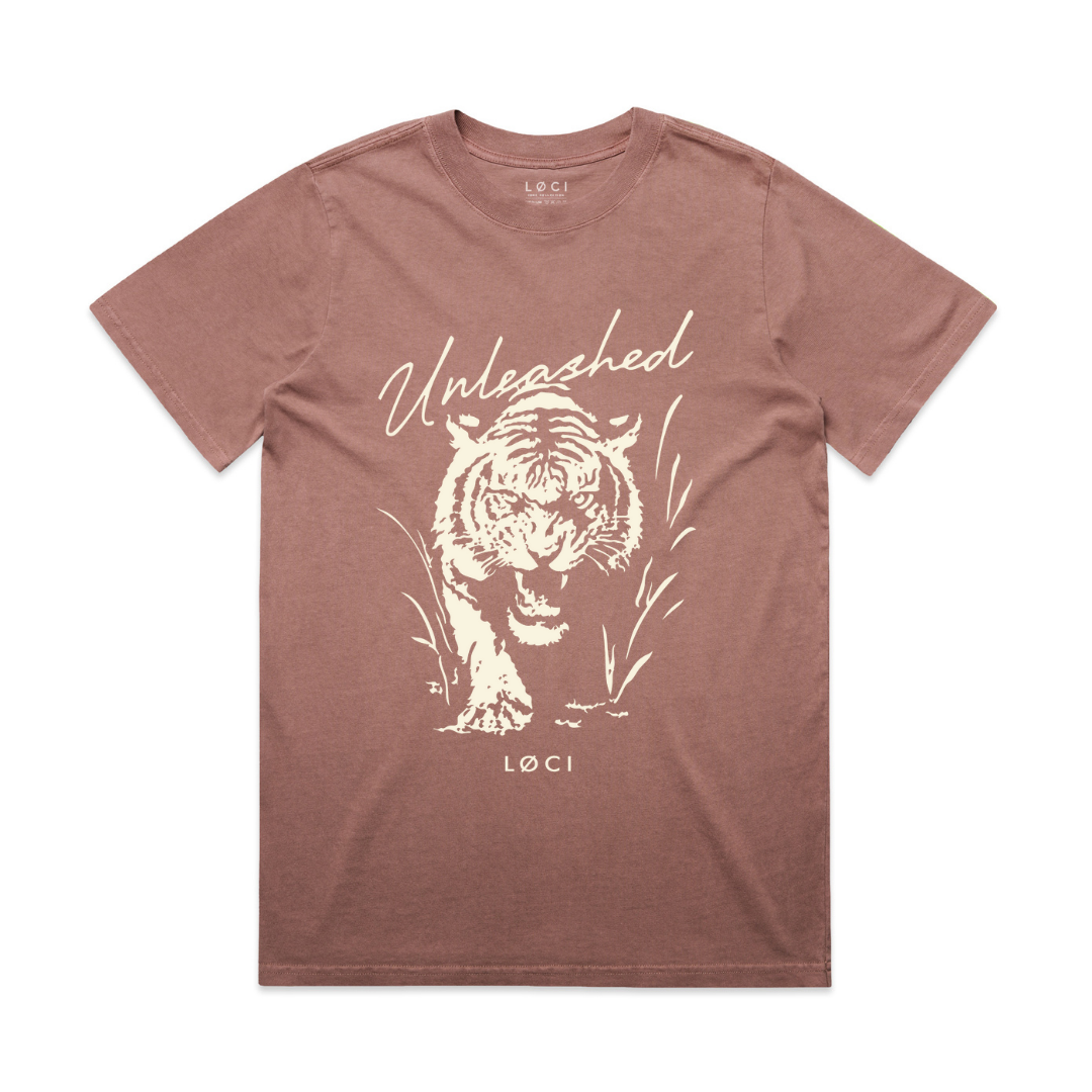 UNLEASHED X WOMEN'S  T-SHIRT - VINTAGE PINK