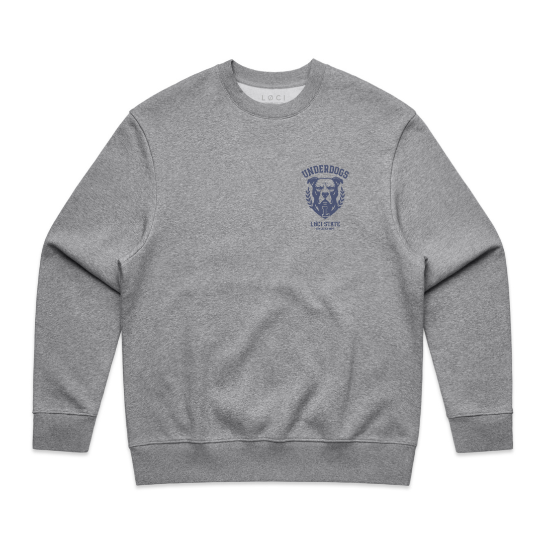 LØCI STATE SWEATER - ATHLETIC HEATHER