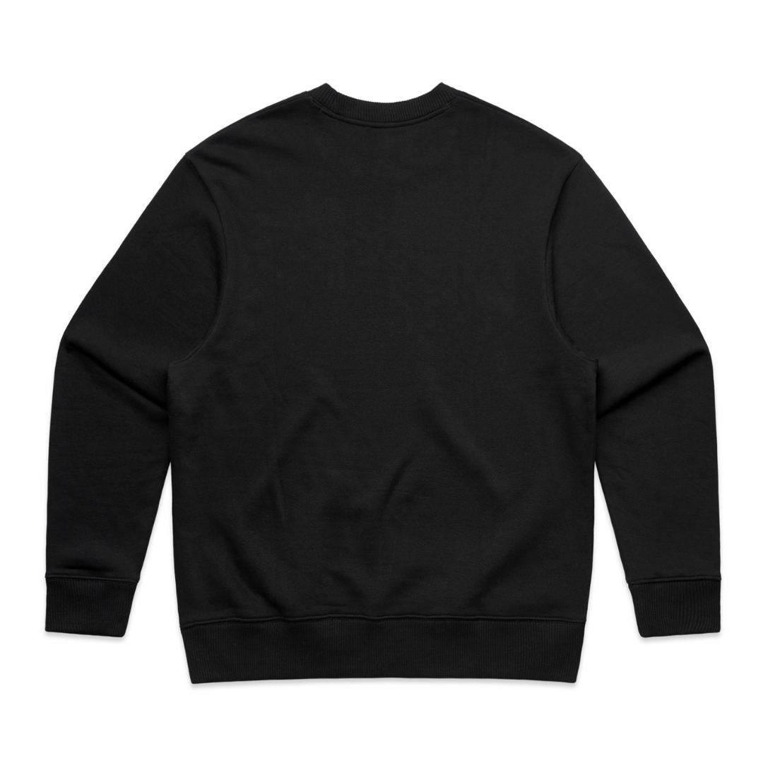 FLOWERS MEN'S SWEATER - BLACK