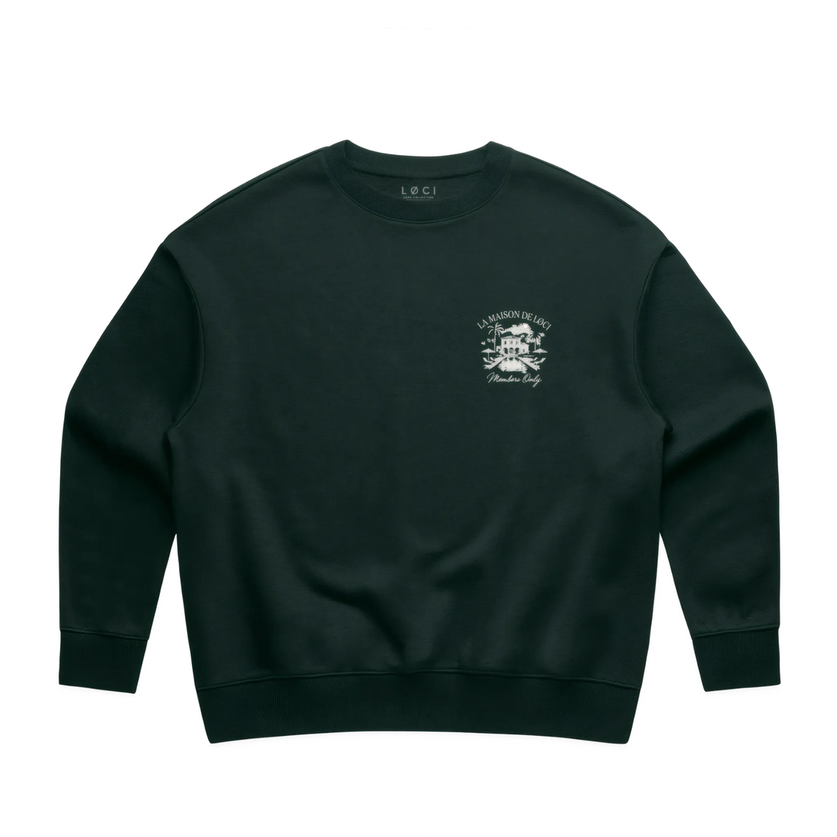 LA MAISON WOMEN'S SWEATER - PINE GREEN