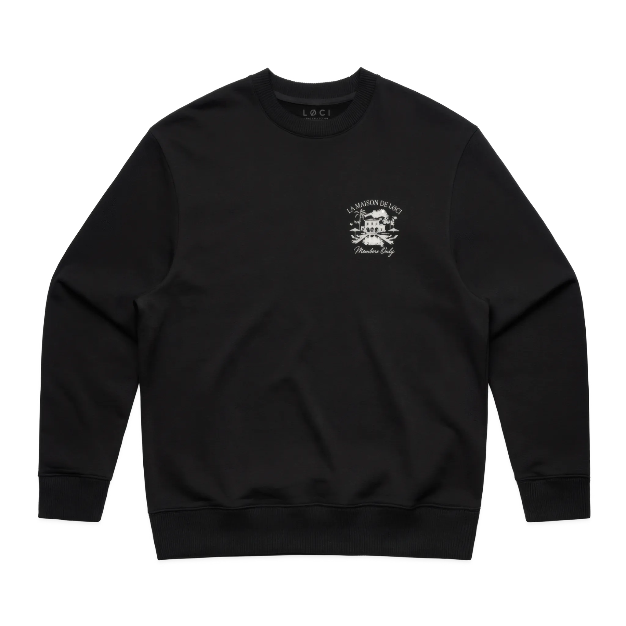 LA MAISON MEN'S SWEATER - BLACK
