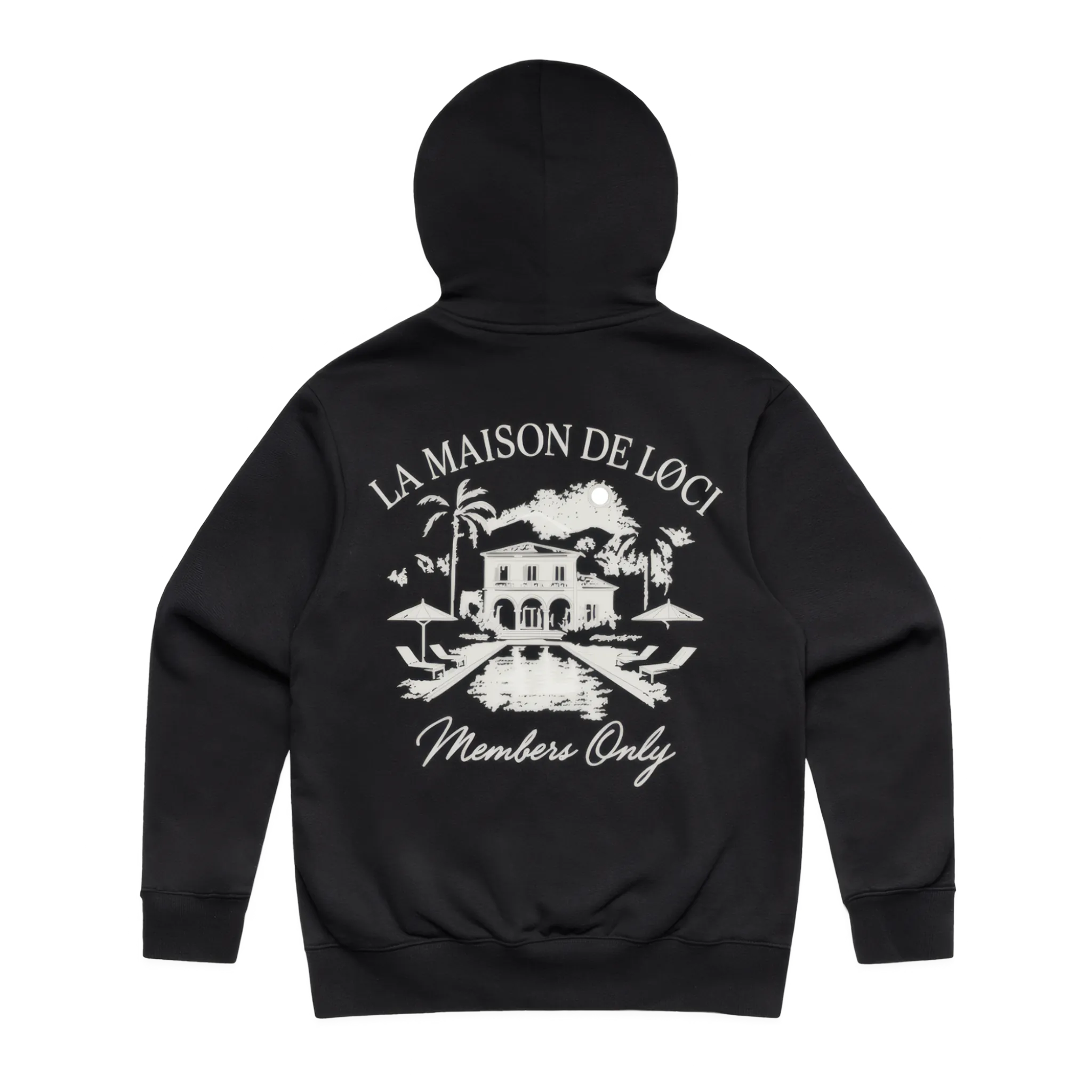 LA MAISON HOODIE - BLACK