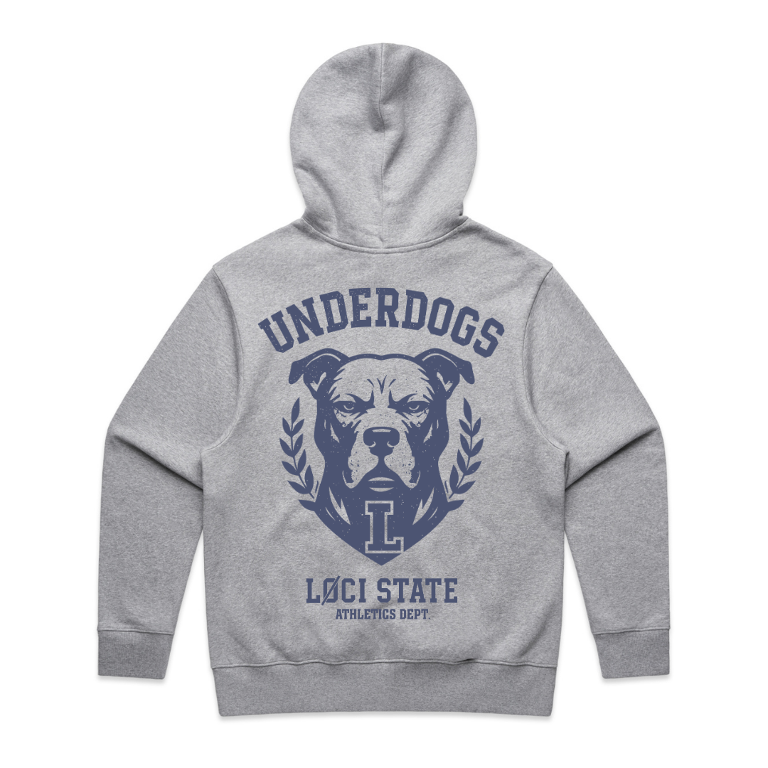 UNDERDOGS HOODIE - ATHLETIC HEATHER