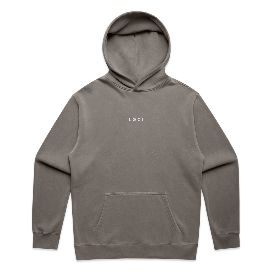 BASE MEN'S HOODIE - VINTAGE GREY