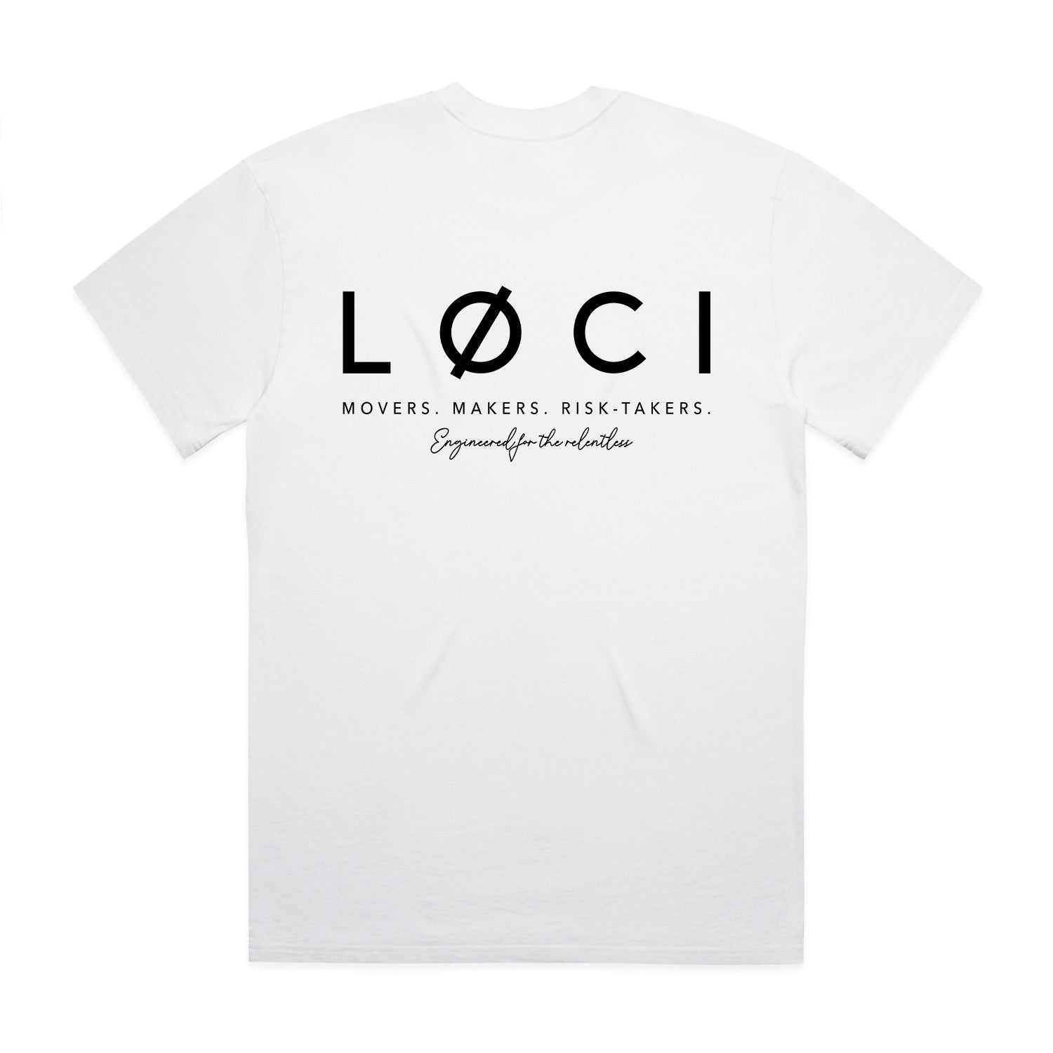CØRE MEN'S VINTAGE-WASH T-SHIRT - WHITE