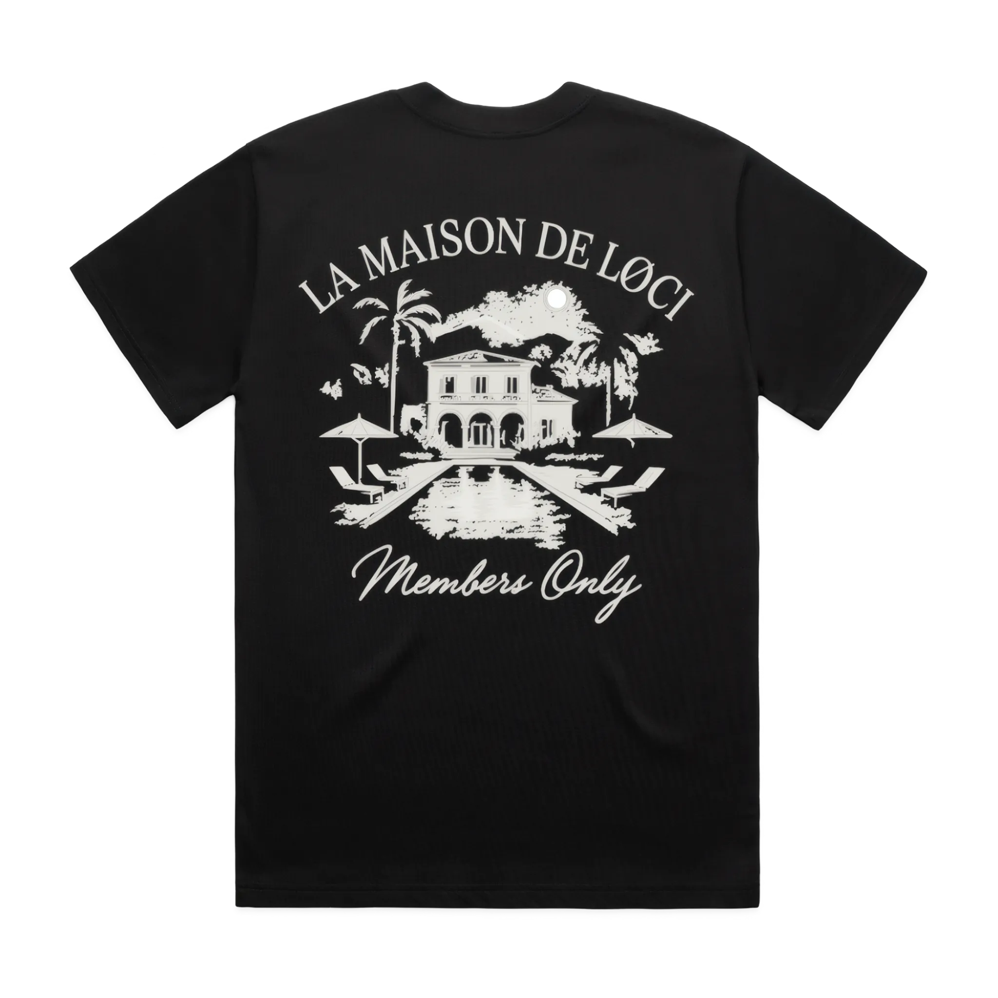 LA MAISON MEN'S T-SHIRT - BLACK