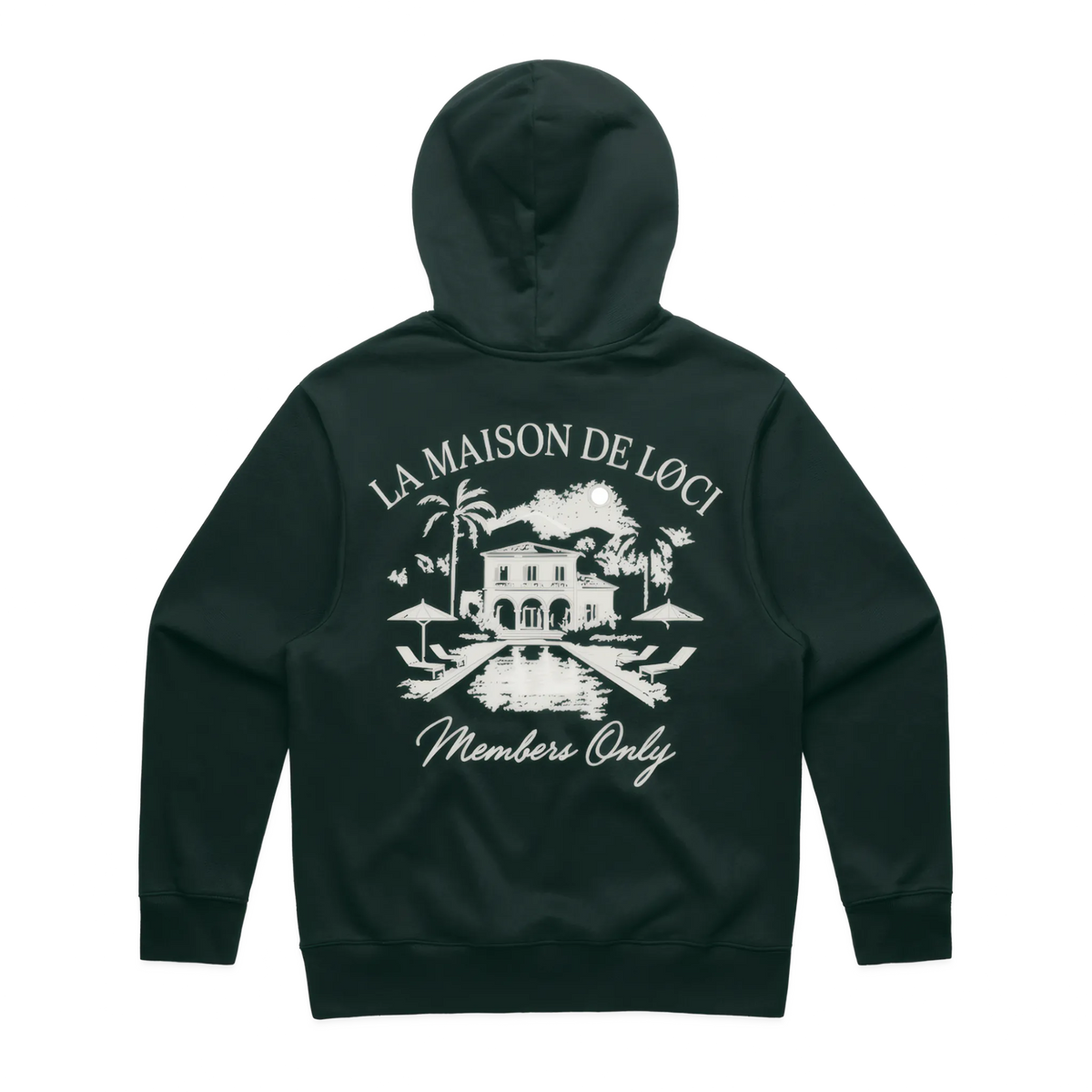 LA MAISON HOODIE - PINE GREEN