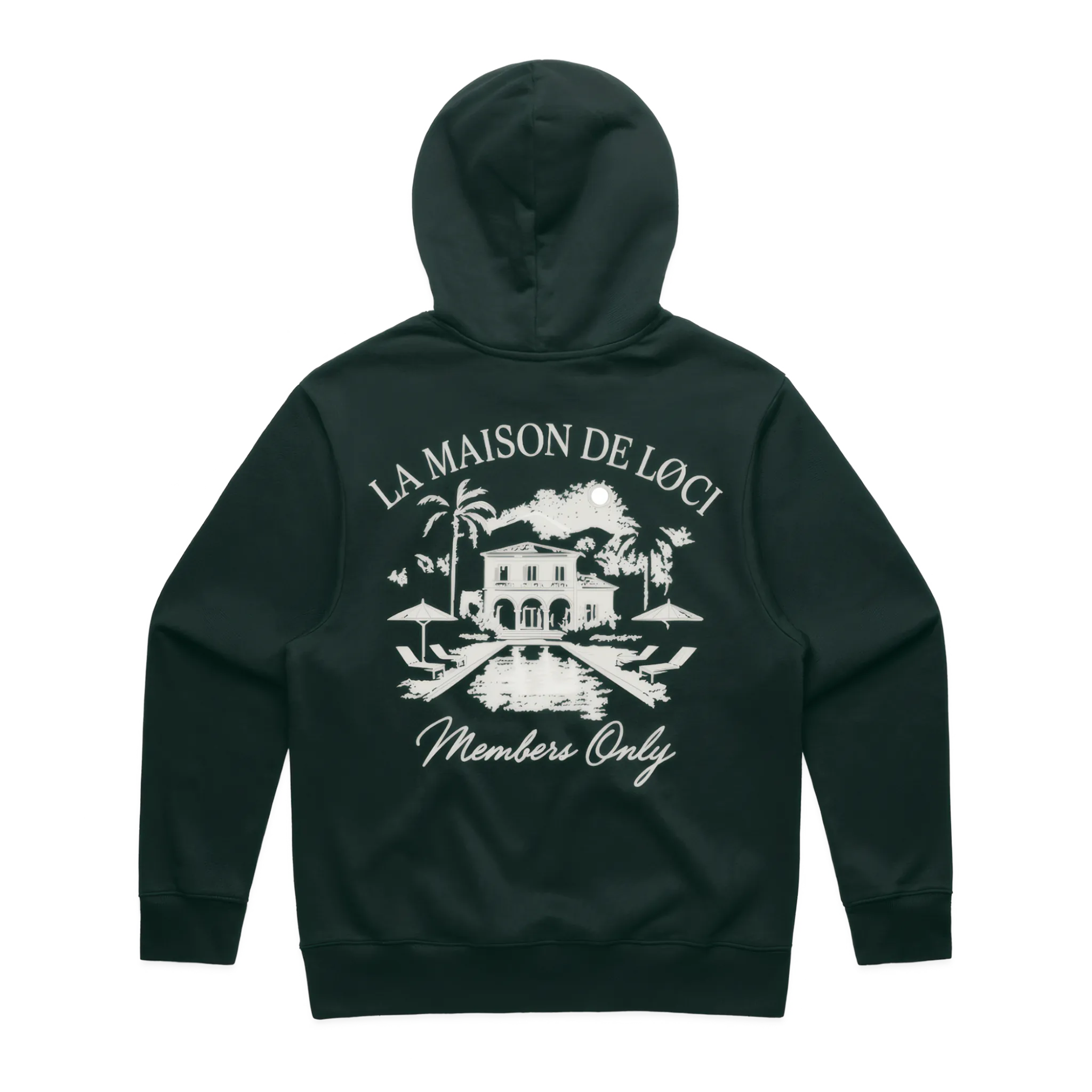 LA MAISON HOODIE - PINE GREEN