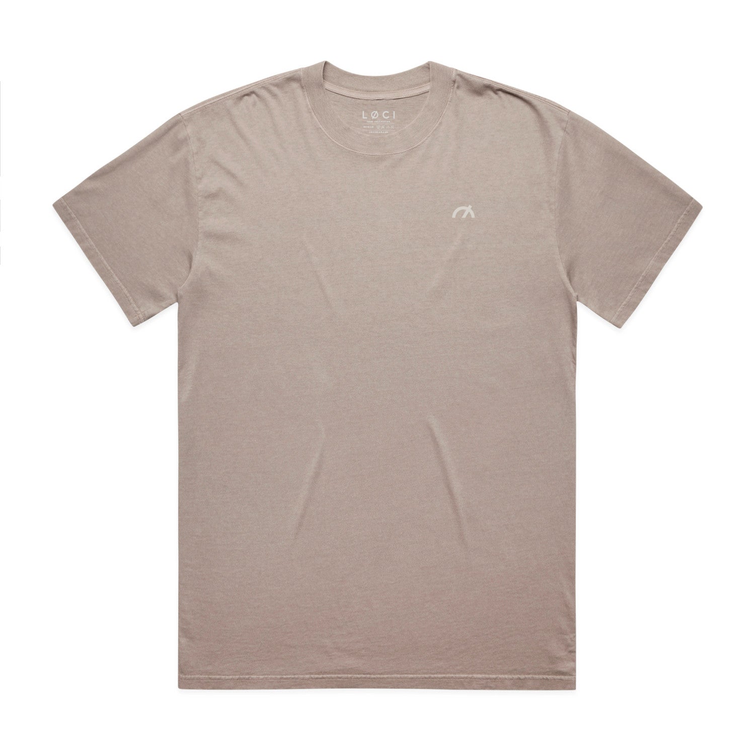 CØRE MEN'S VINTAGE-WASH T-SHIRT - MUSHROOM