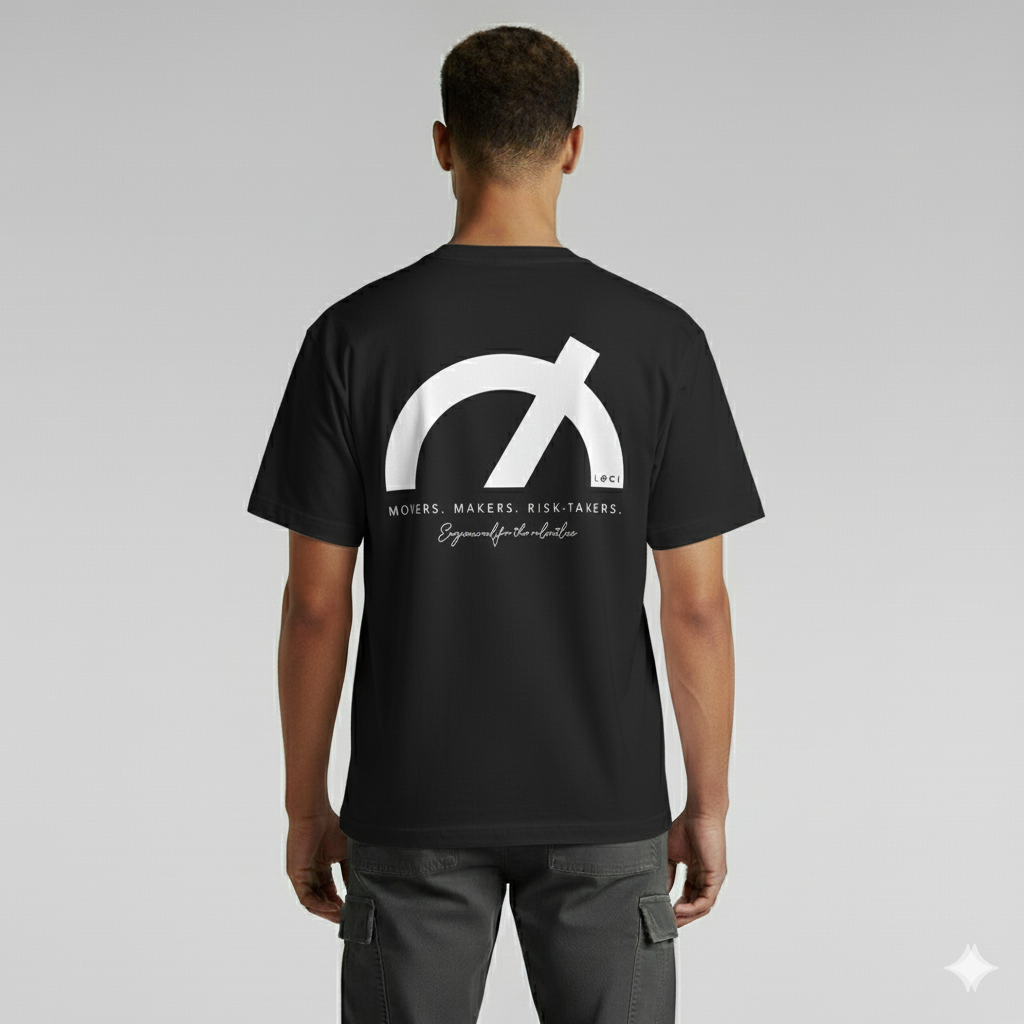 ICØN MEN'S VINTAGE-WASH T-SHIRT - BLACK