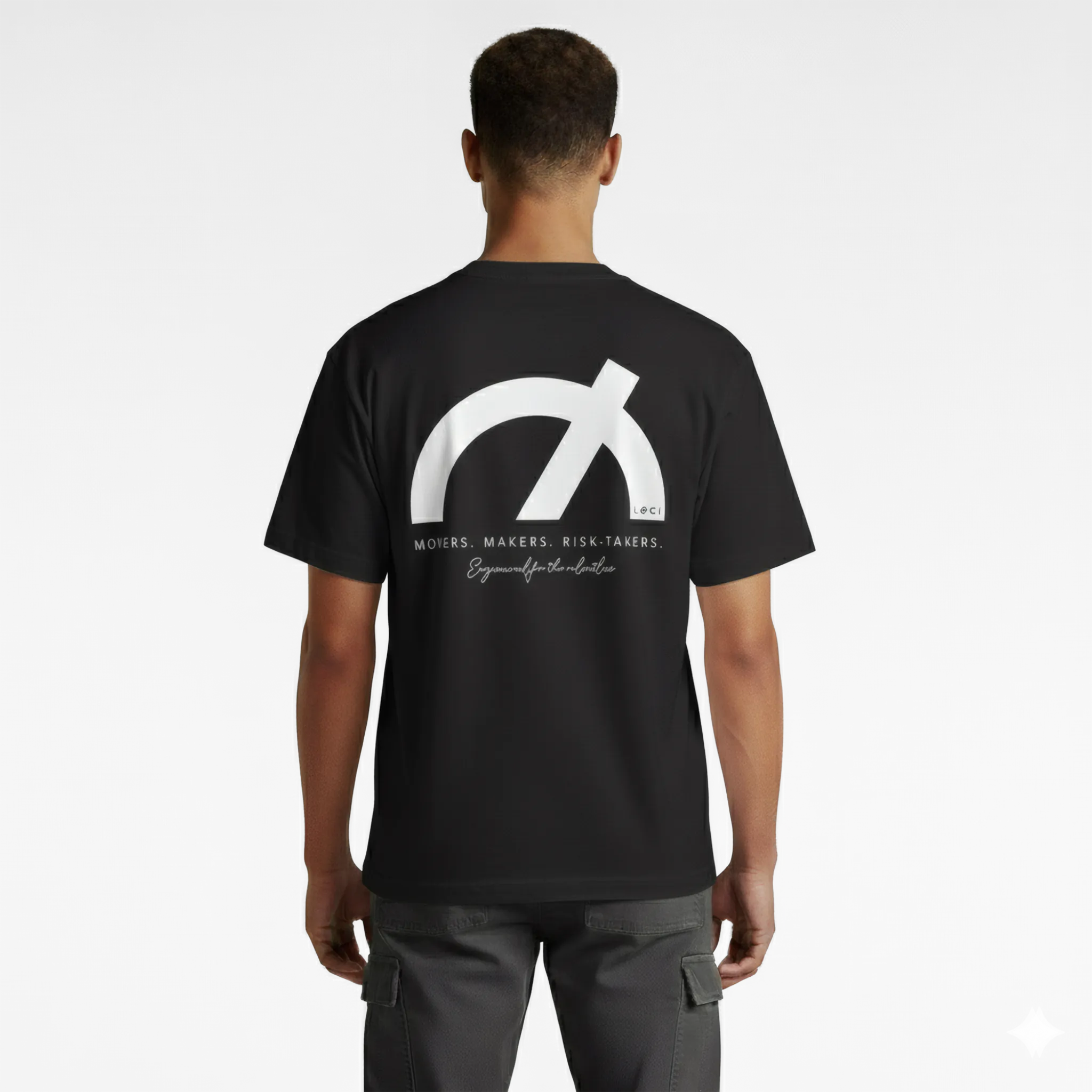 ICØN MEN'S T-SHIRT - VINTAGE BLACK