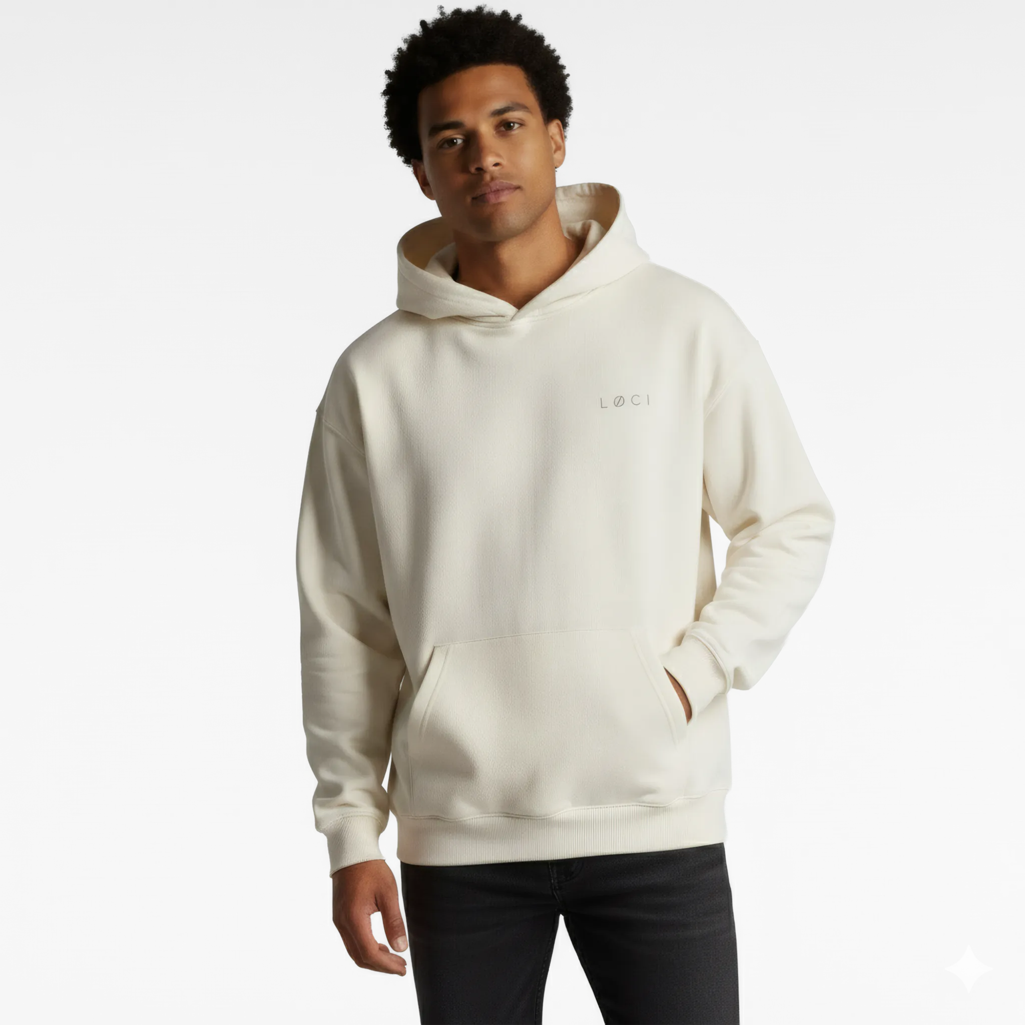 ICØN HOODIE - NATURAL