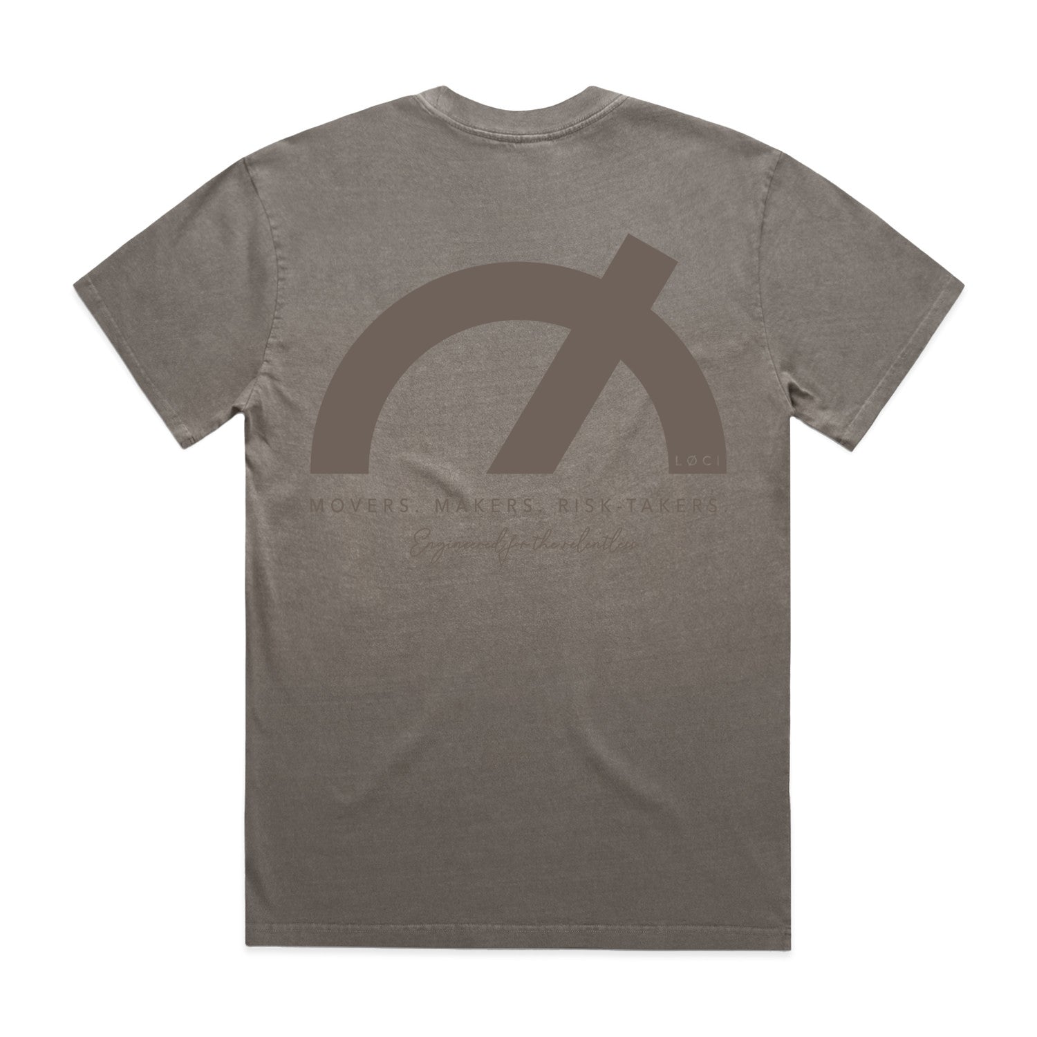 ICØN MEN'S VINTAGE-WASH T-SHIRT - GREY