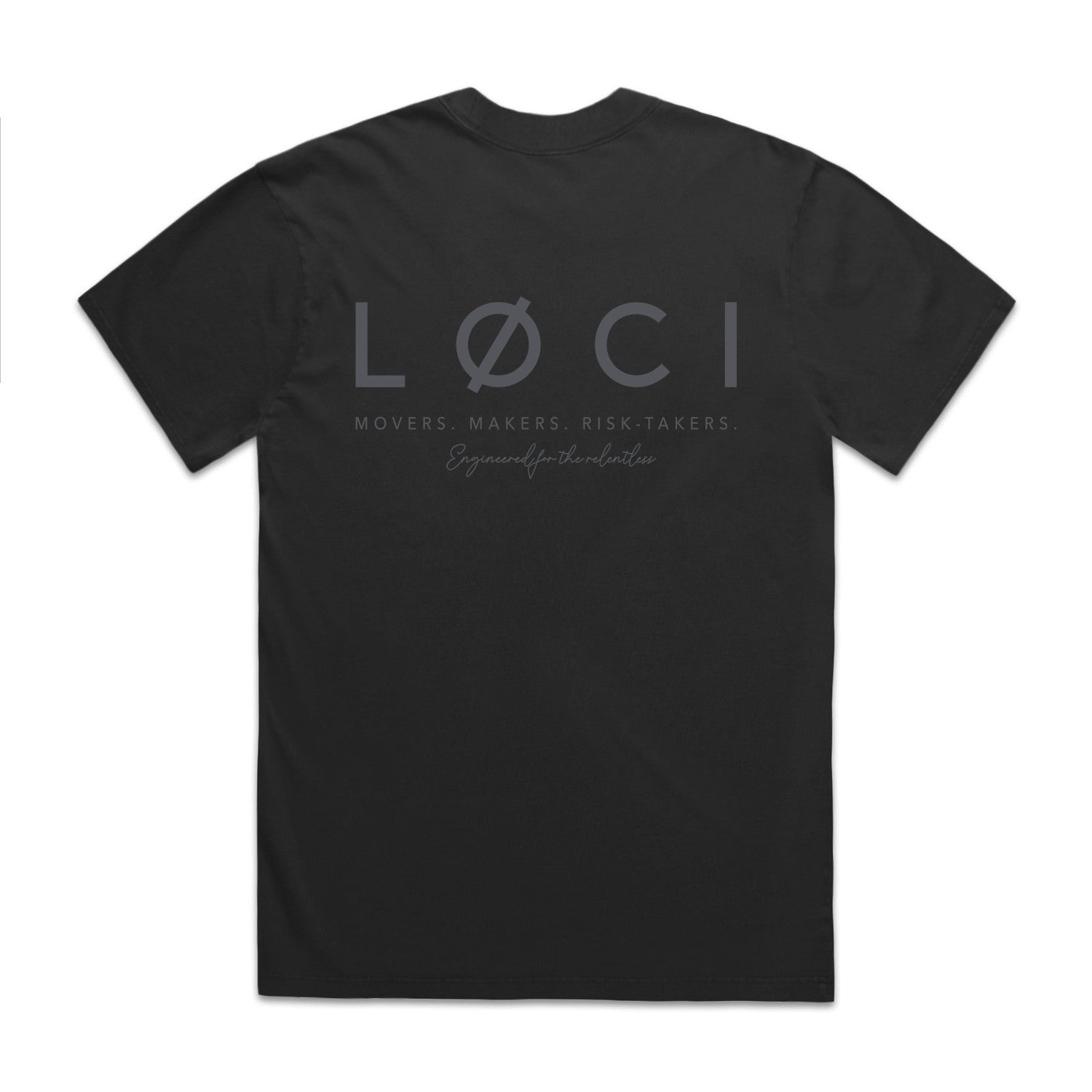 CØRE MEN'S VINTAGE-WASH T-SHIRT - BLACK