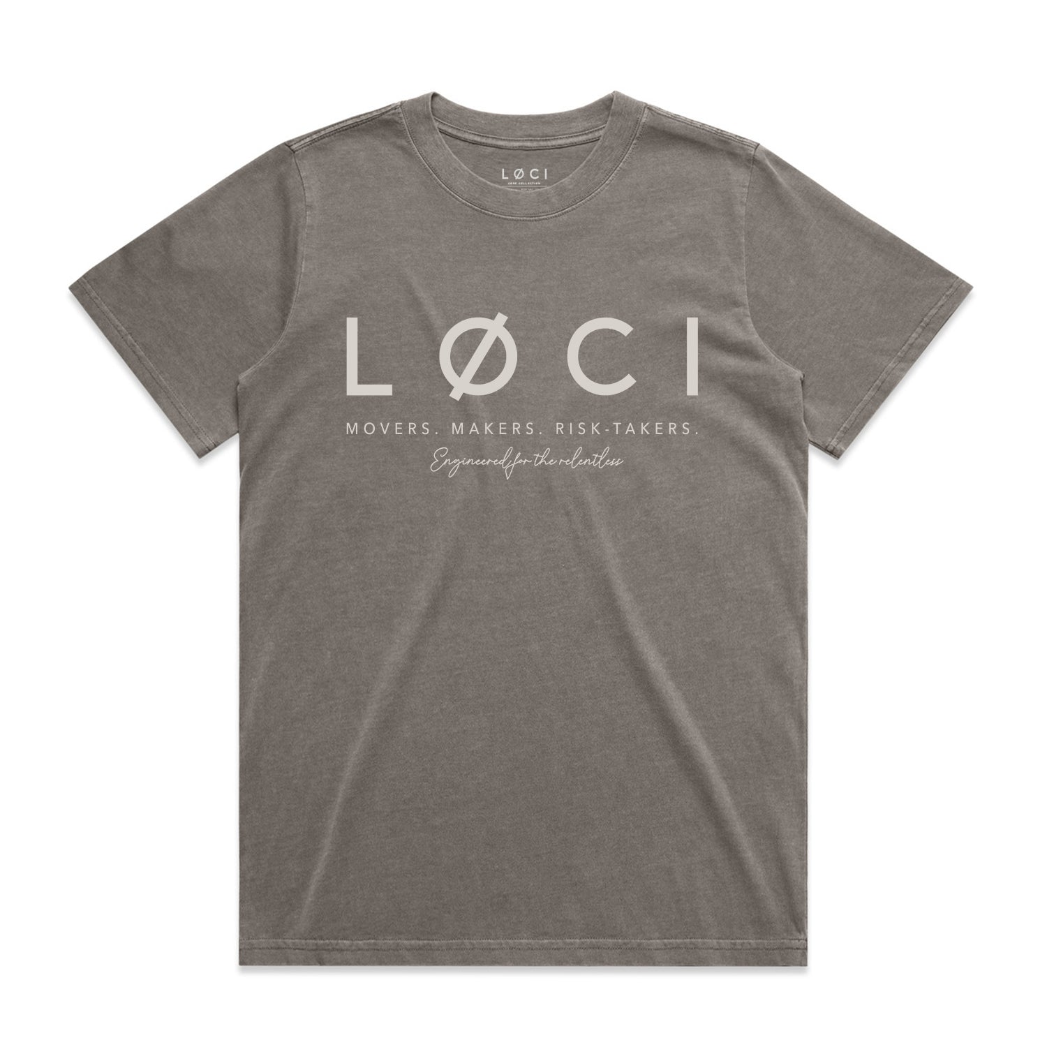 CØRE WOMEN'S VINTAGE-WASH T-SHIRT - GREY