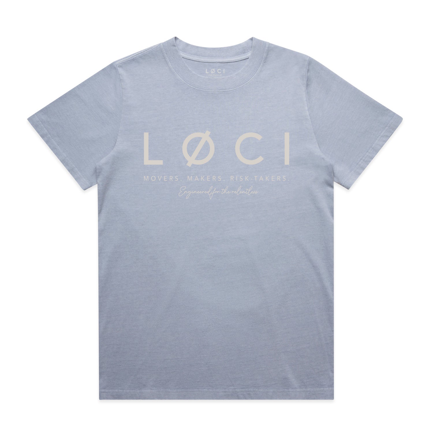 CØRE WOMEN'S VINTAGE-WASH T-SHIRT - POWDER