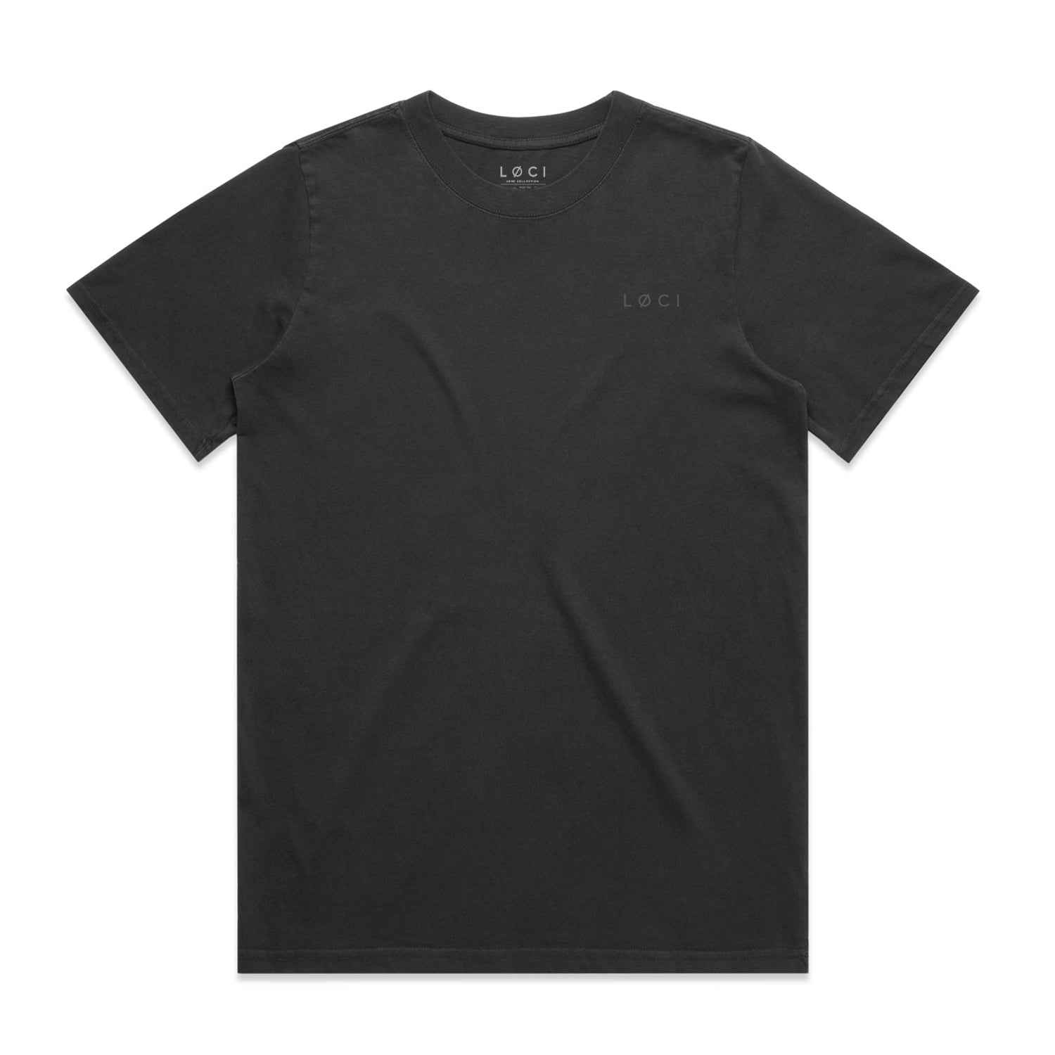 ICØN WOMEN'S VINTAGE-WASH T-SHIRT - BLACK