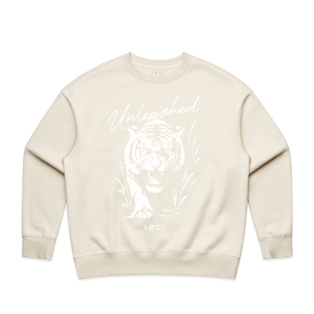 UNLEASHED X WOMEN'S SWEATER - ECRU