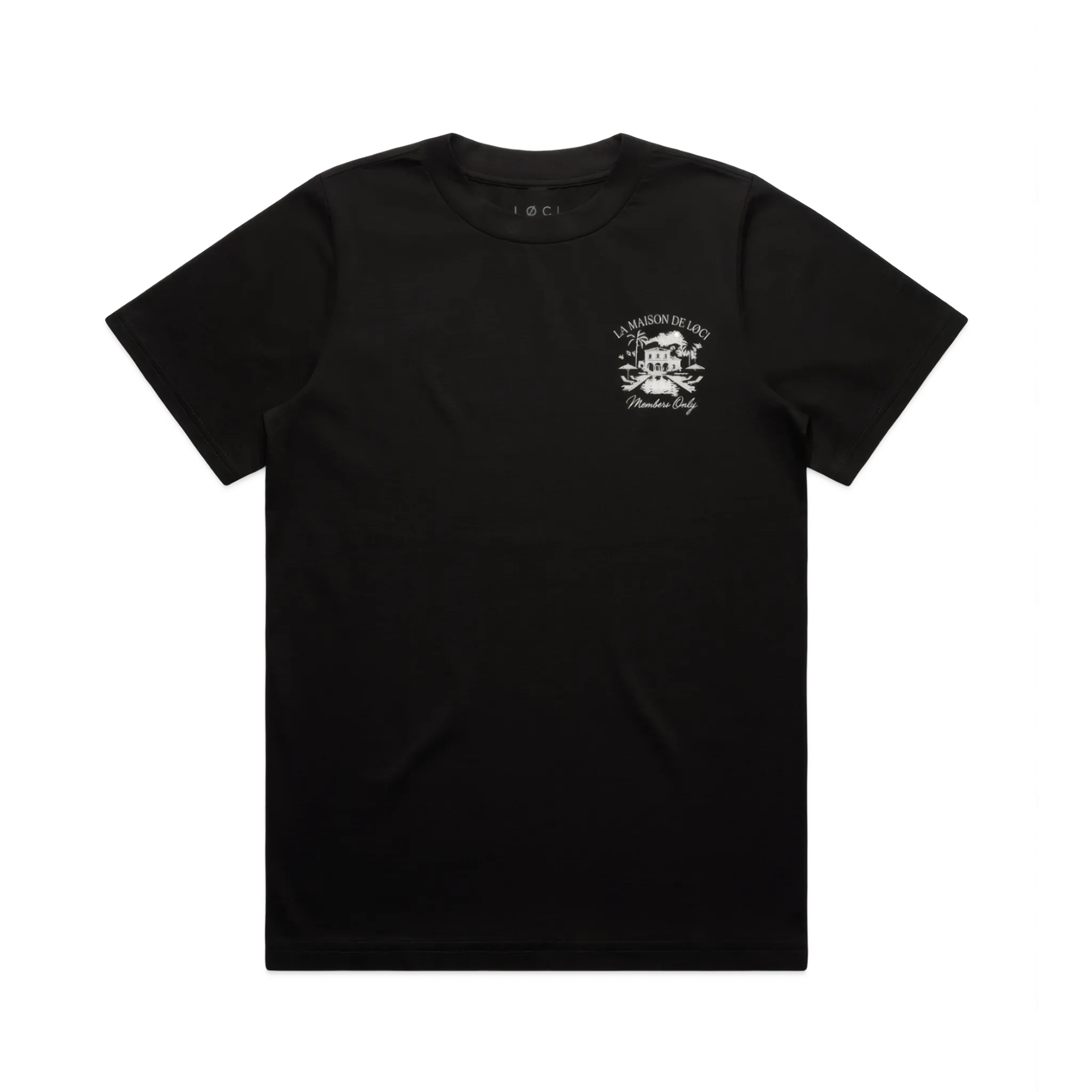 トップス maison de Dolce. forme tee/black LA MAISON MEN'S T-SHIRT - BLACK