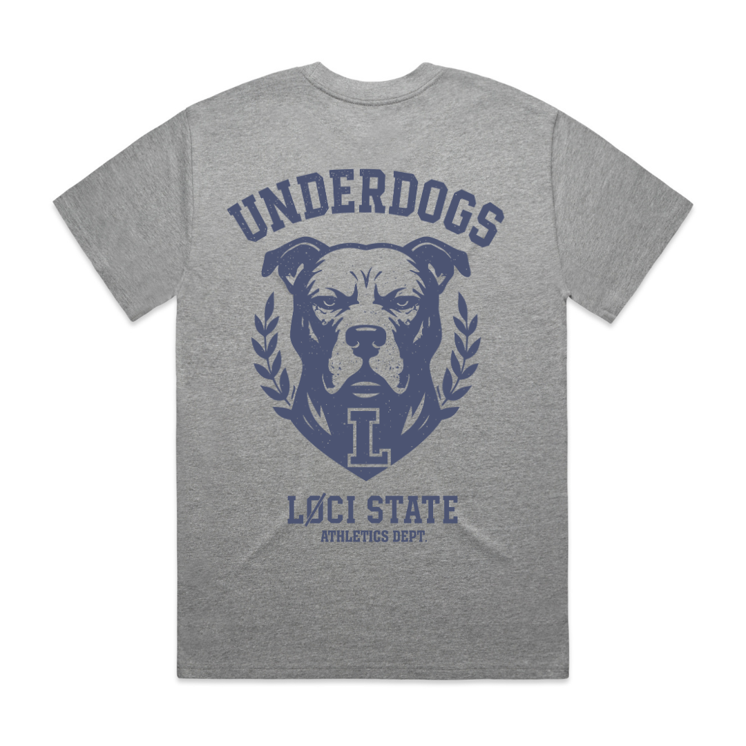 UNDERDOGS T-SHIRT - ATHLETIC HEATHER