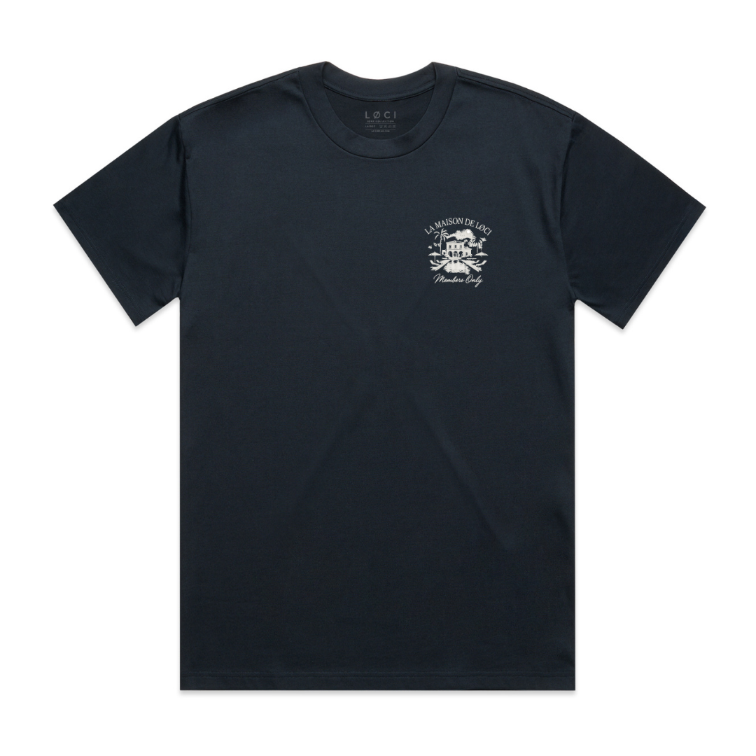 LA MAISON MEN'S T-SHIRT - NAVY
