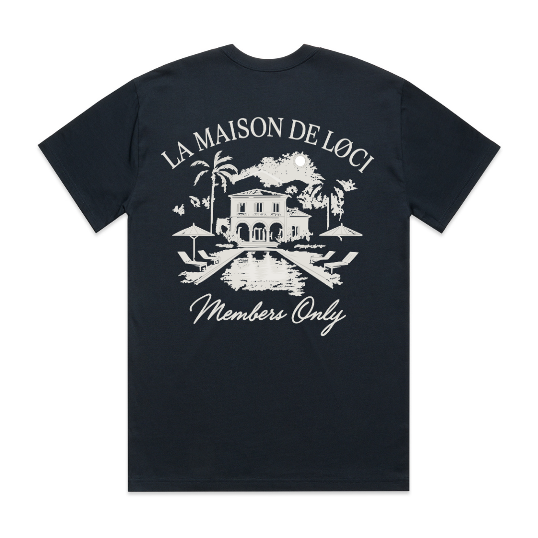 LA MAISON MEN'S T-SHIRT - NAVY