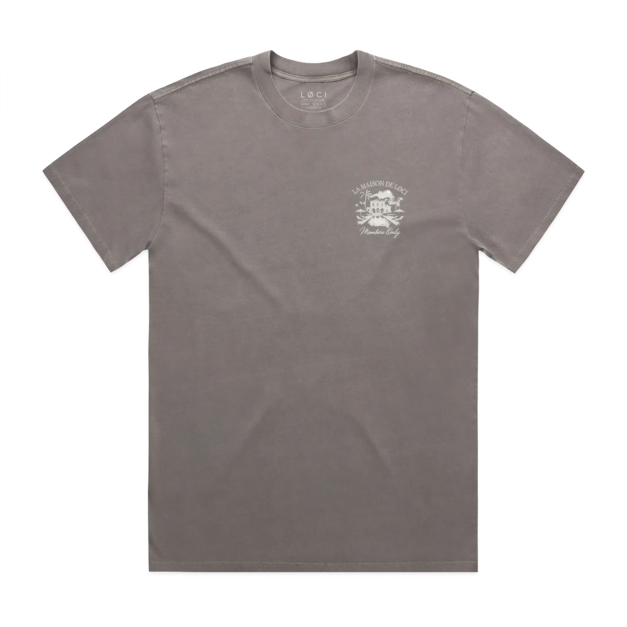 LA MAISON MEN'S T-SHIRT - VINTAGE GREY