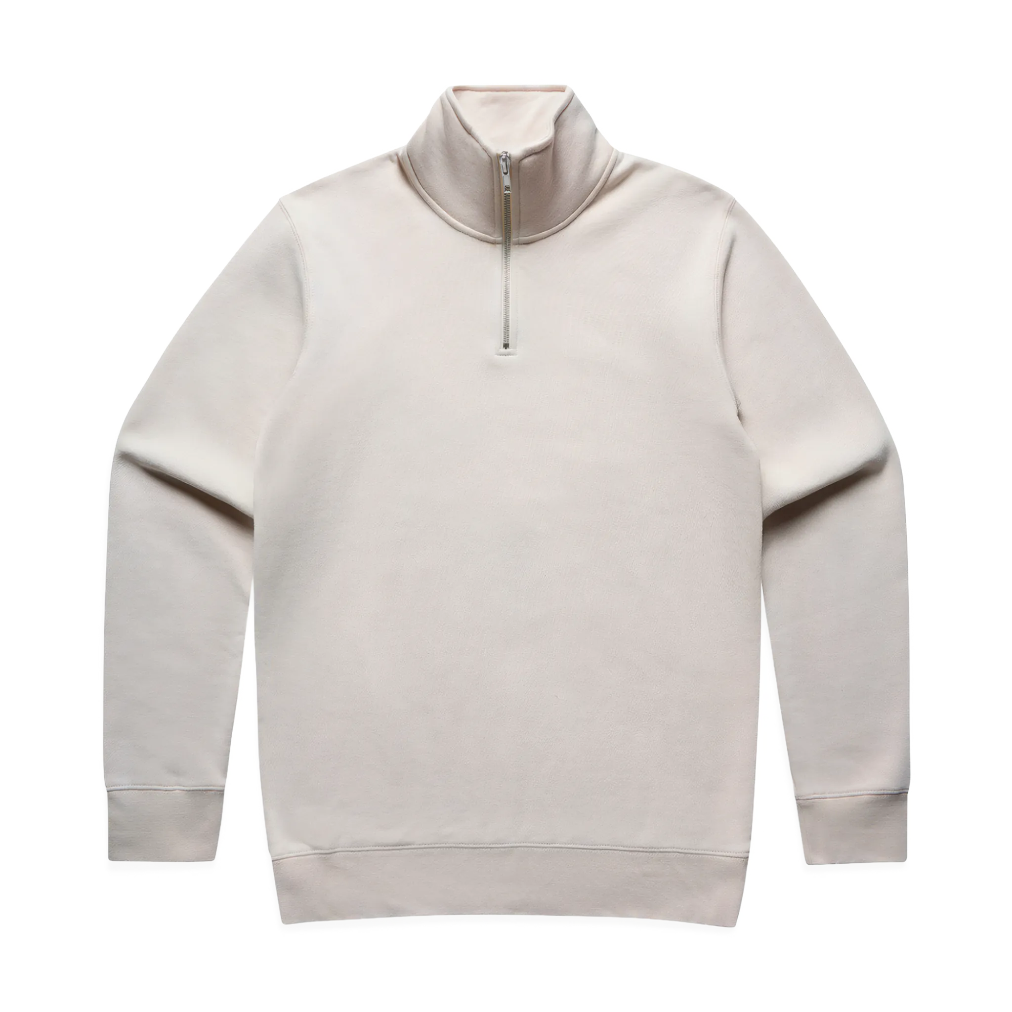 LØCI STATE HALF ZIP SWEATER - BONE