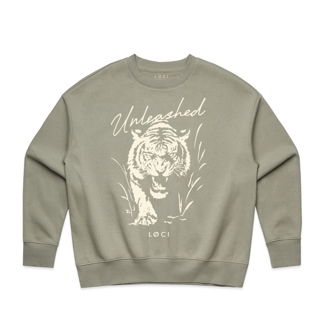 UNLEASHED X WOMEN'S SWEATER - EUCALYPTUS