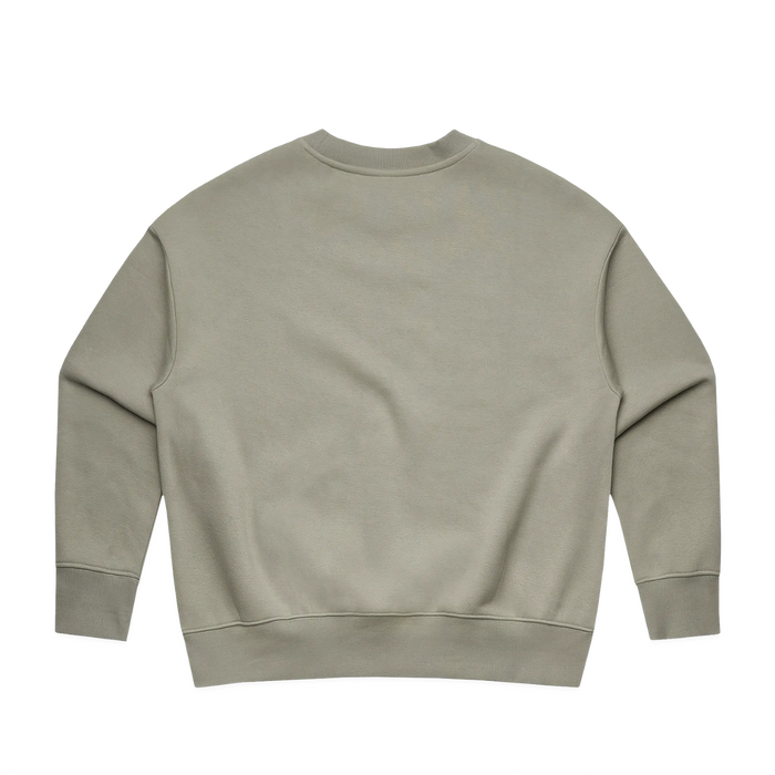 Green sweatshirt on a white background