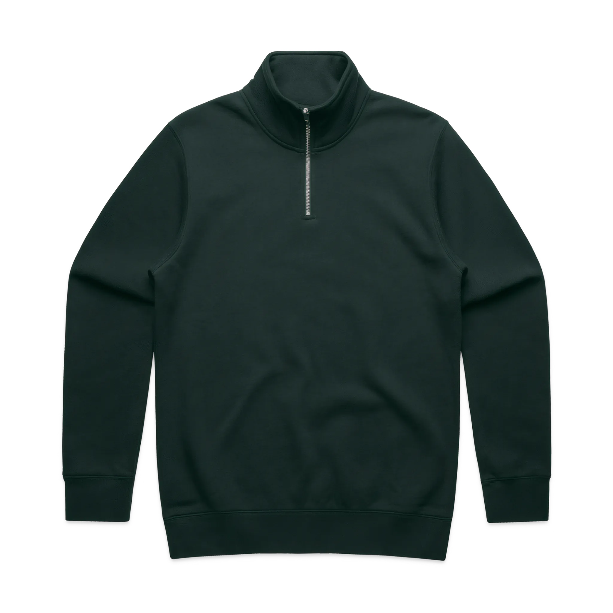 LØCI STATE HALF ZIP SWEATER - PINE GREEN