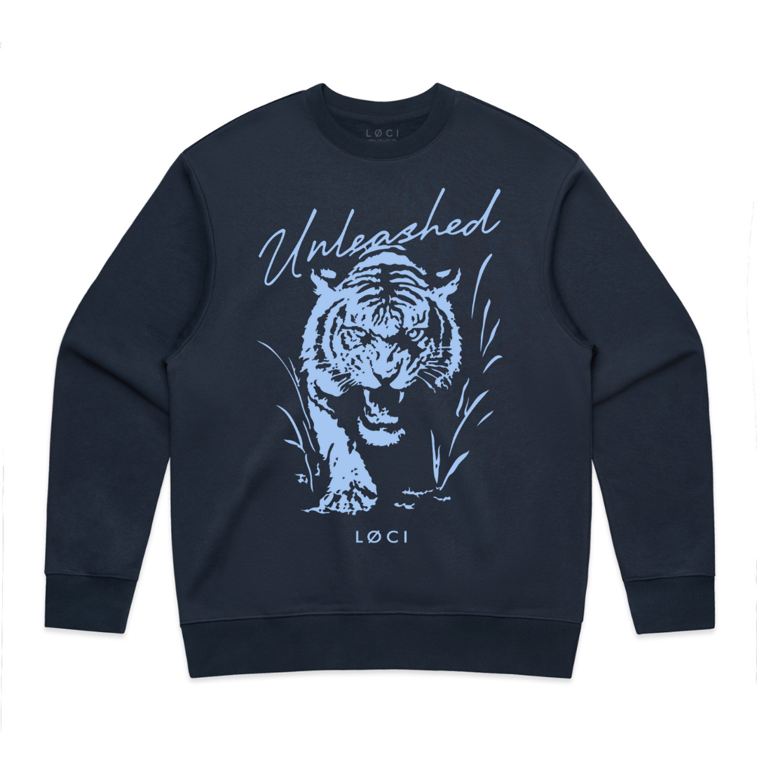 UNLEASHED X MEN'S SWEATER - MIDNIGHT BLUE