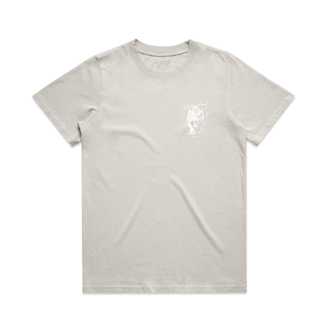 UNLEASHED WOMEN'S T-SHIRT - VINTAGE BONE