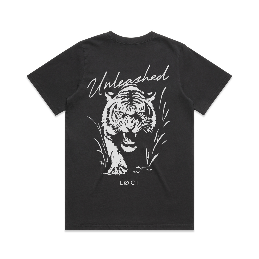 UNLEASHED WOMEN'S T-SHIRT - VINTAGE BLACK