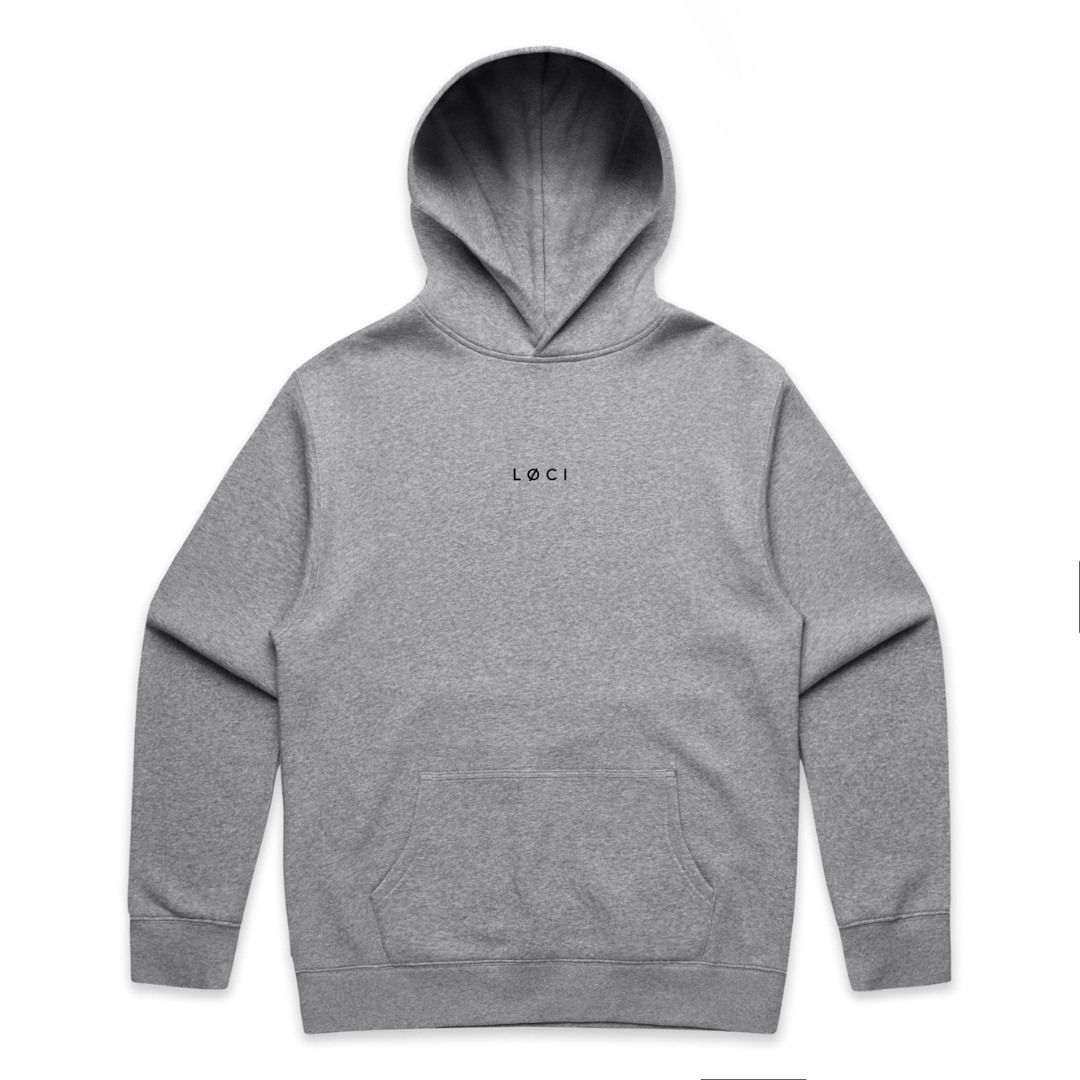 BASE MEN'S HOODIE - ATHLETIC HEATHER