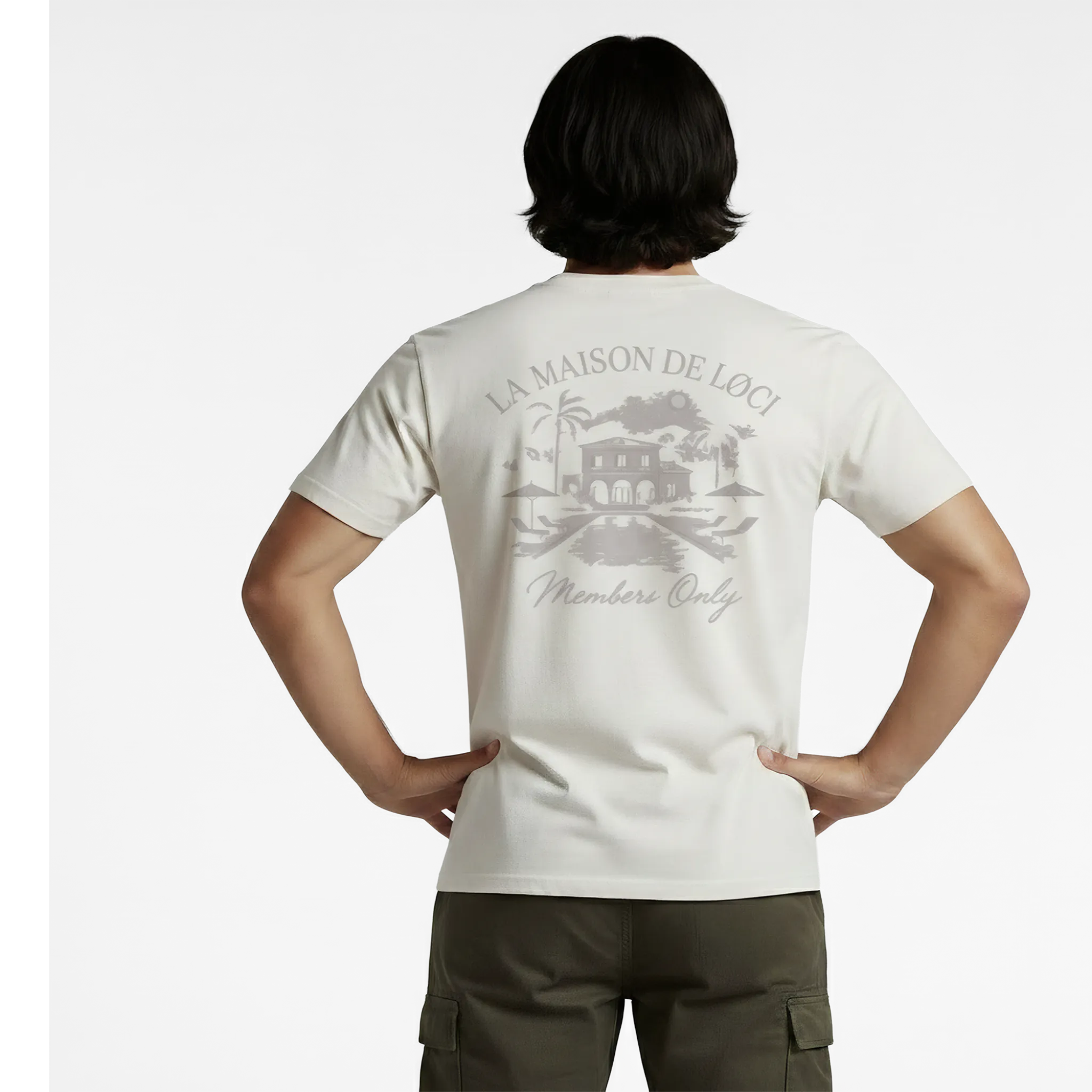 LA MAISON MEN'S T-SHIRT - VINTAGE BONE