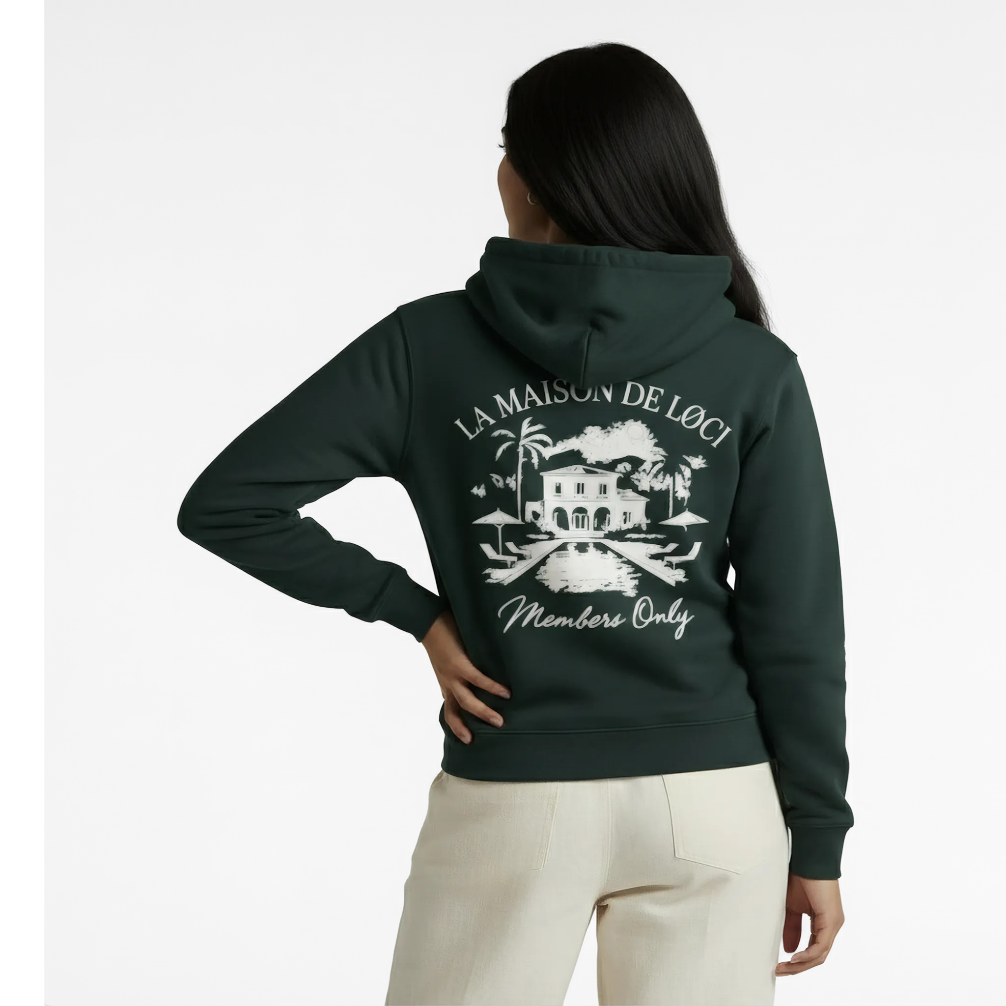 LA MAISON HOODIE - PINE GREEN