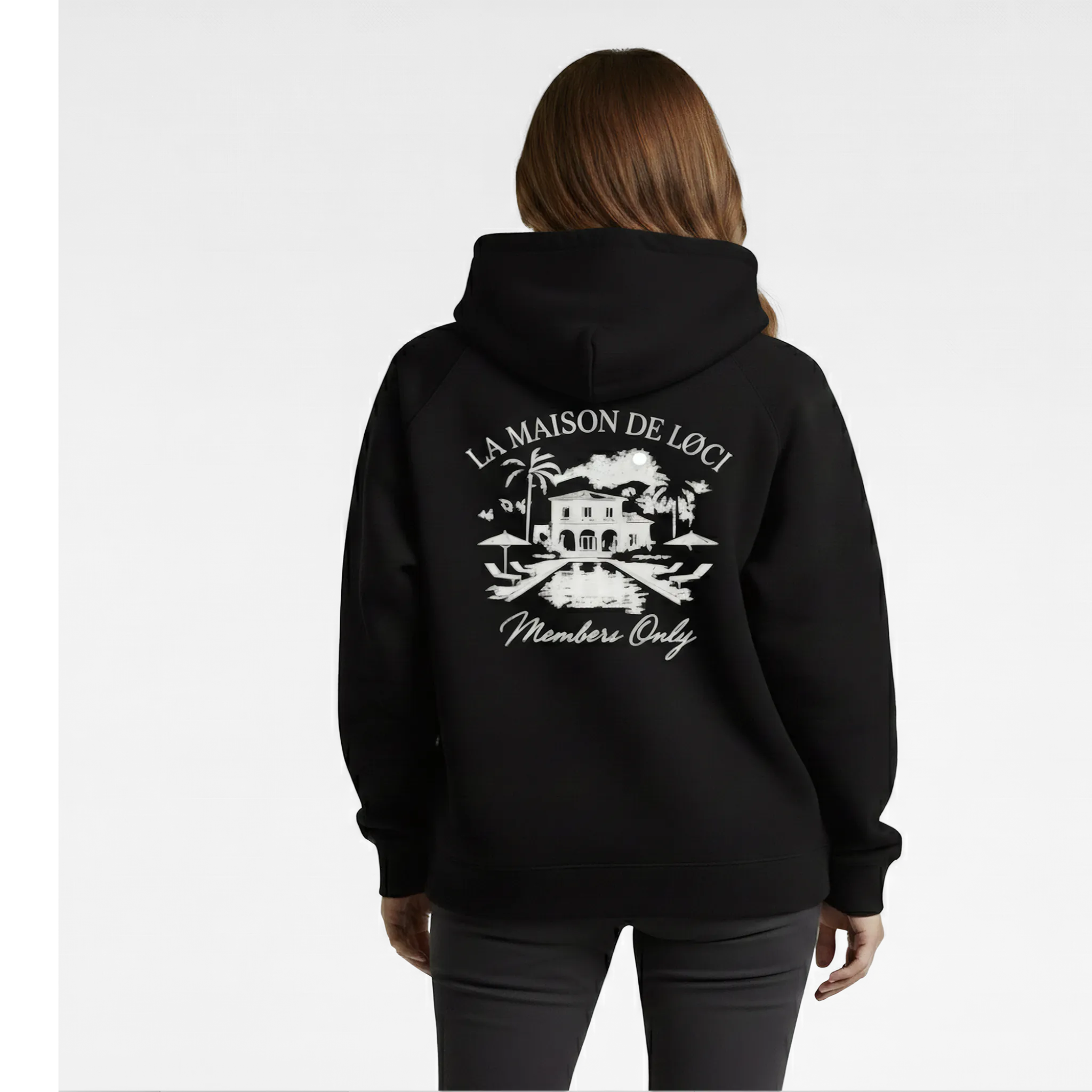 LA MAISON HOODIE - BLACK