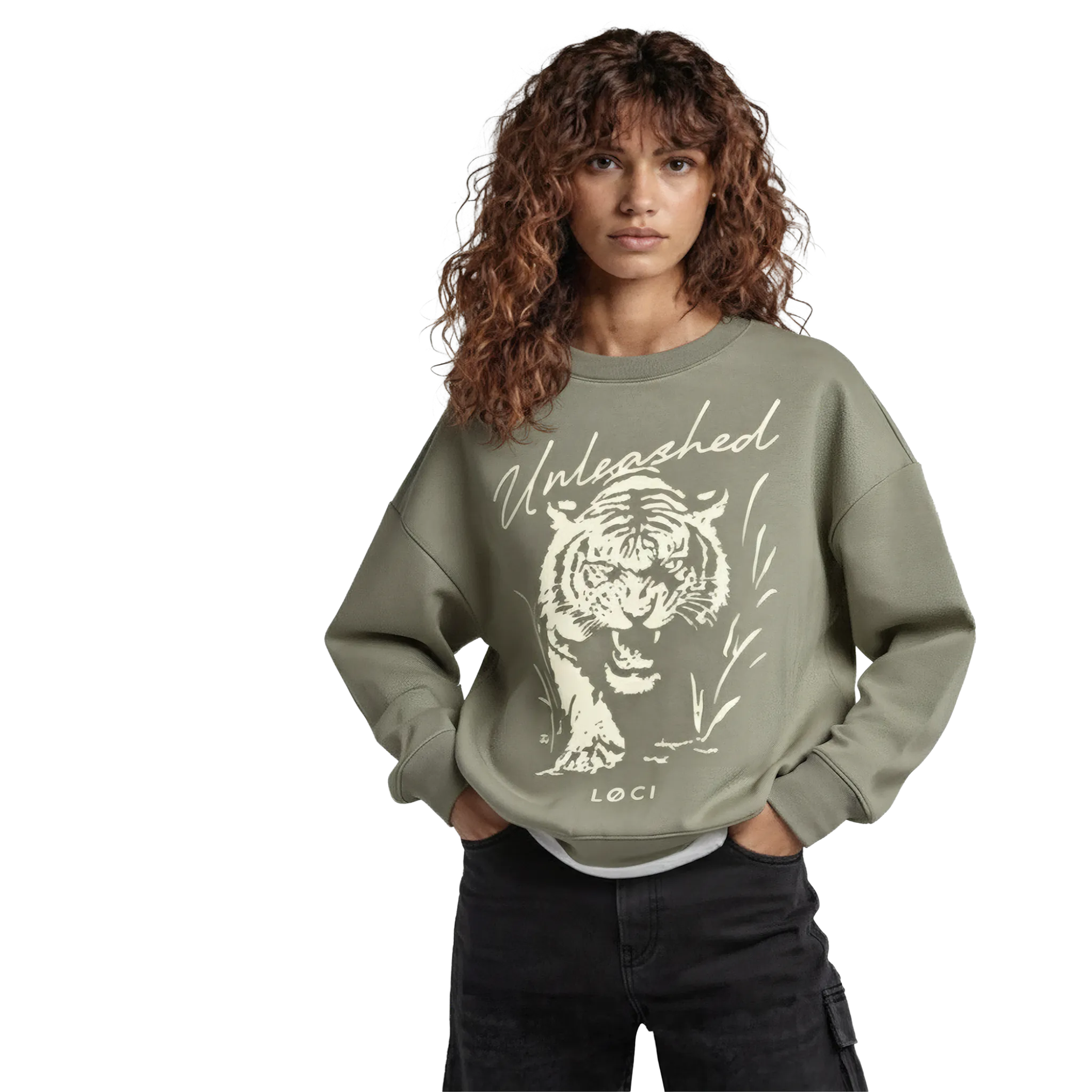 UNLEASHED X WOMEN'S SWEATER - EUCALYPTUS