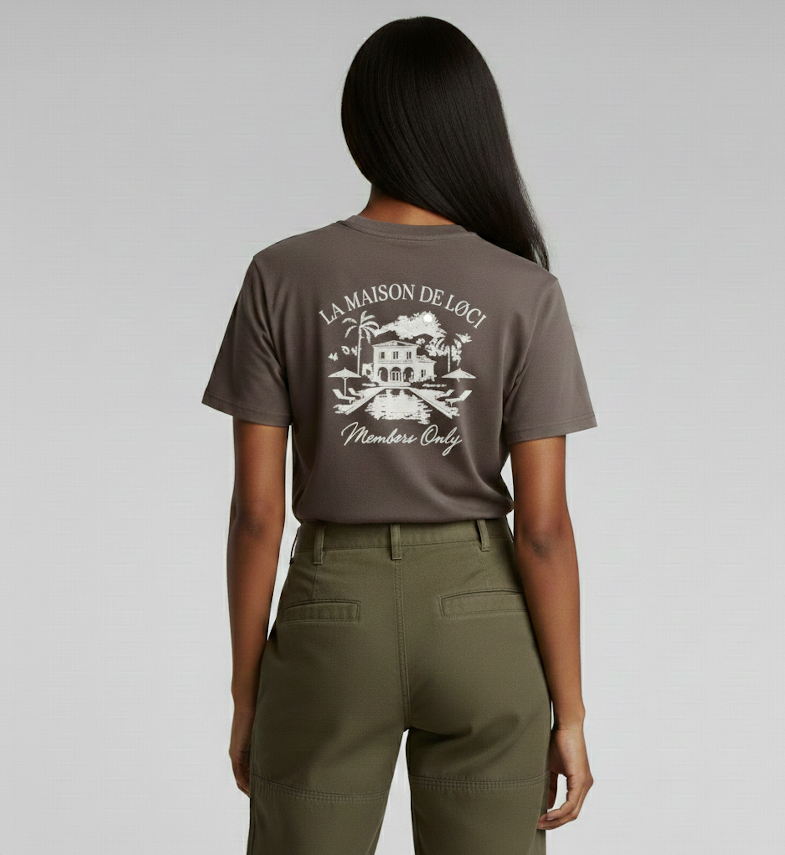 LA MAISON WOMEN'S T-SHIRT - VINTAGE GREY