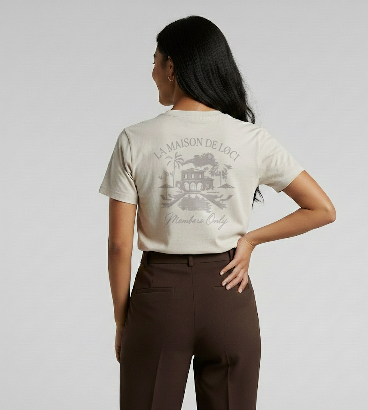 LA MAISON WOMEN'S T-SHIRT - VINTAGE BONE