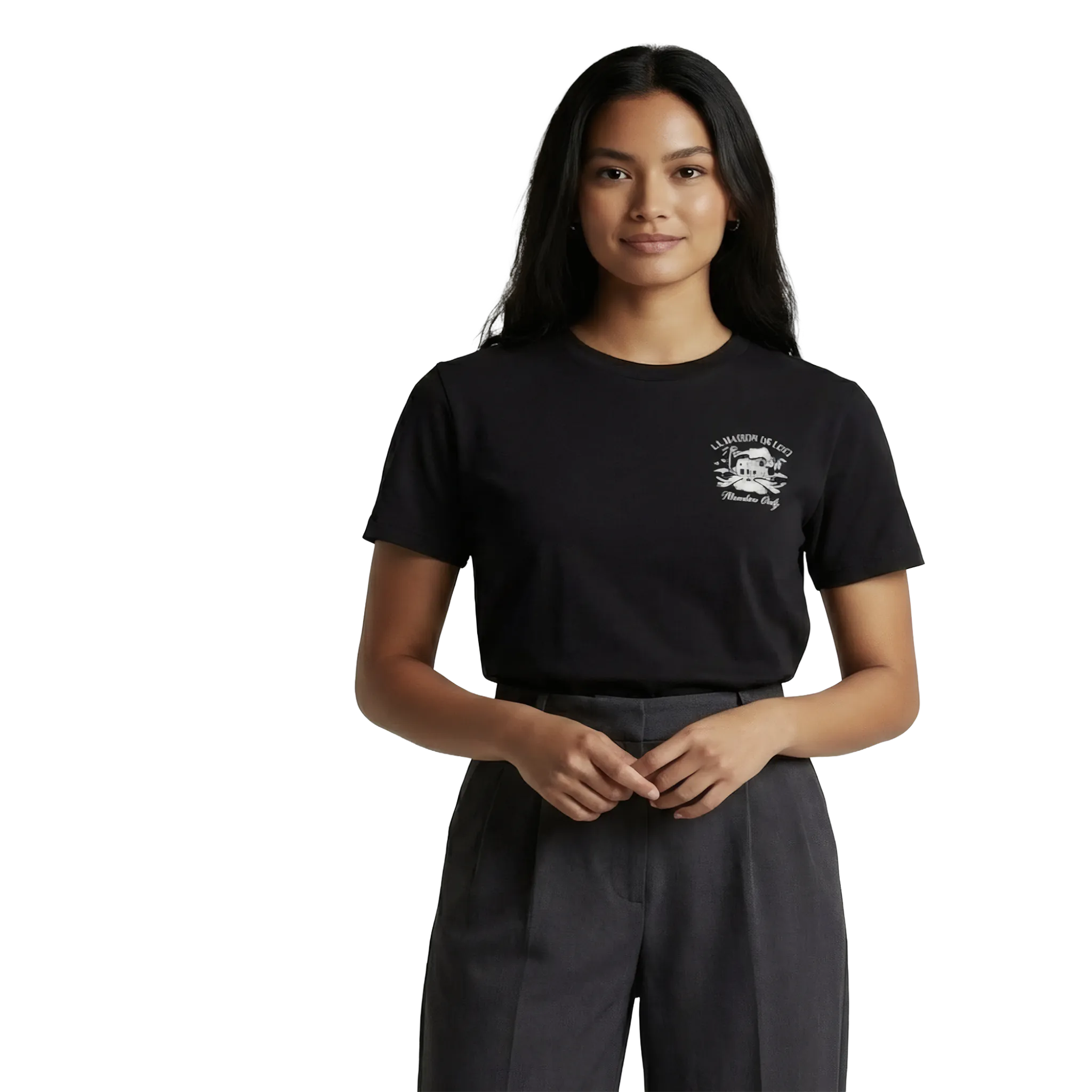 LA MAISON WOMEN'S T-SHIRT - VINTAGE BLACK