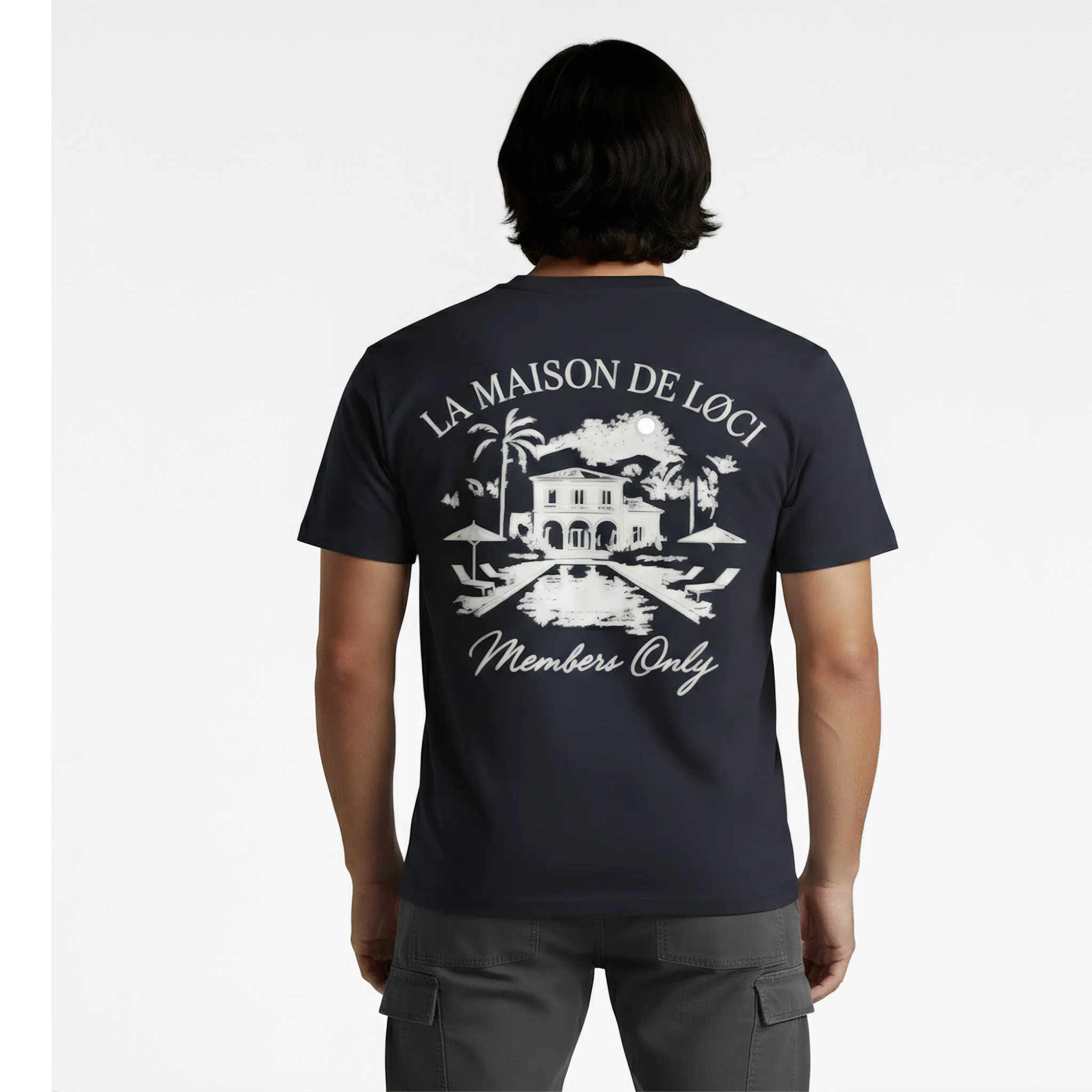 LA MAISON MEN'S T-SHIRT - NAVY