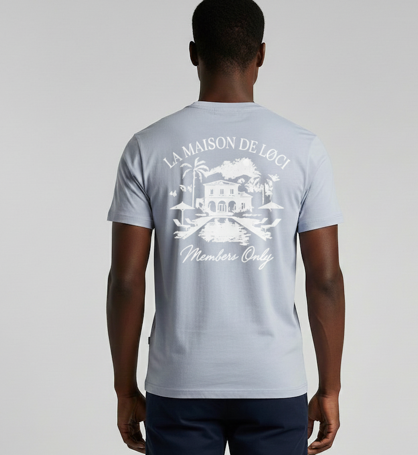 LA MAISON MEN'S T-SHIRT - VINTAGE POWDER