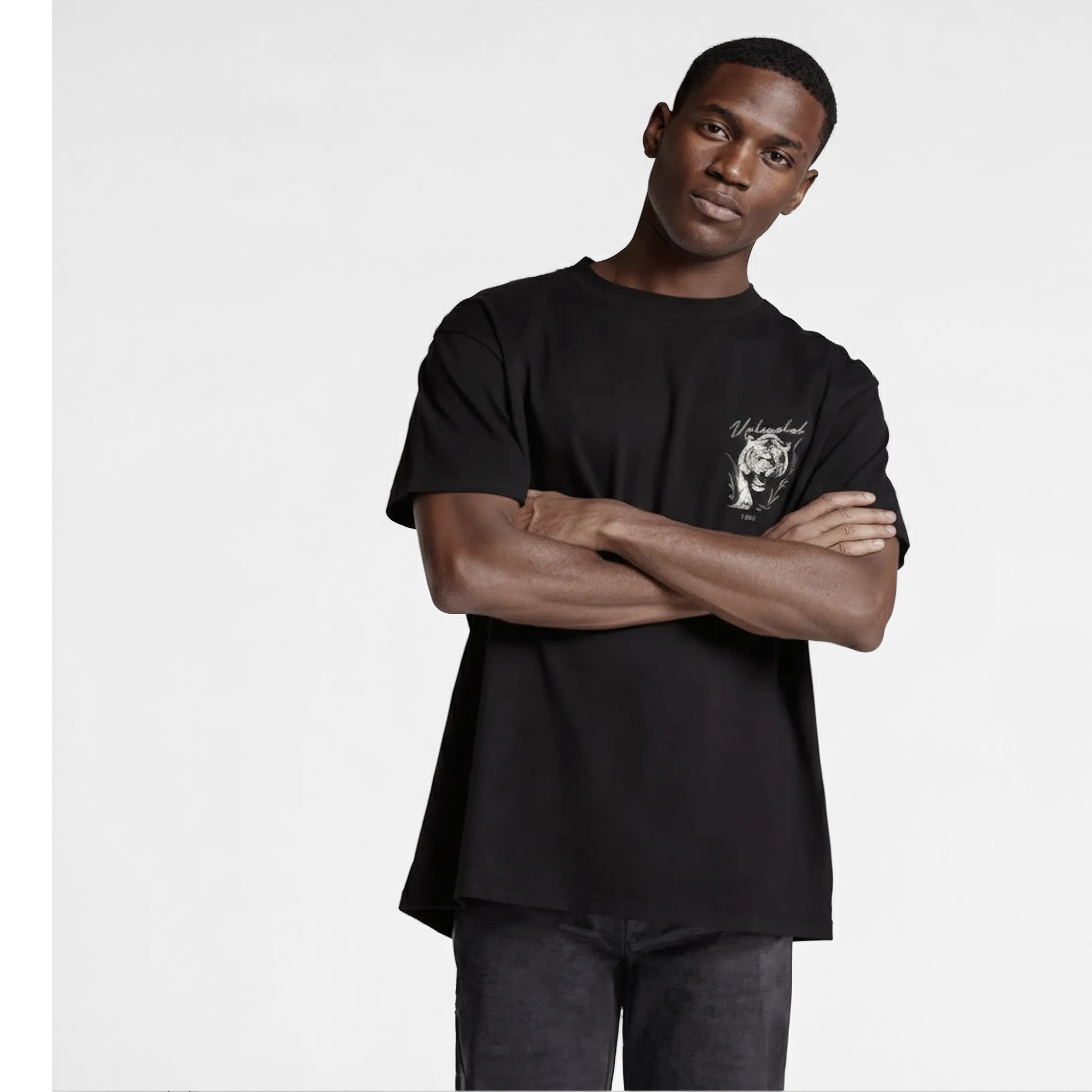 UNLEASHED MEN'S T-SHIRT - BLACK